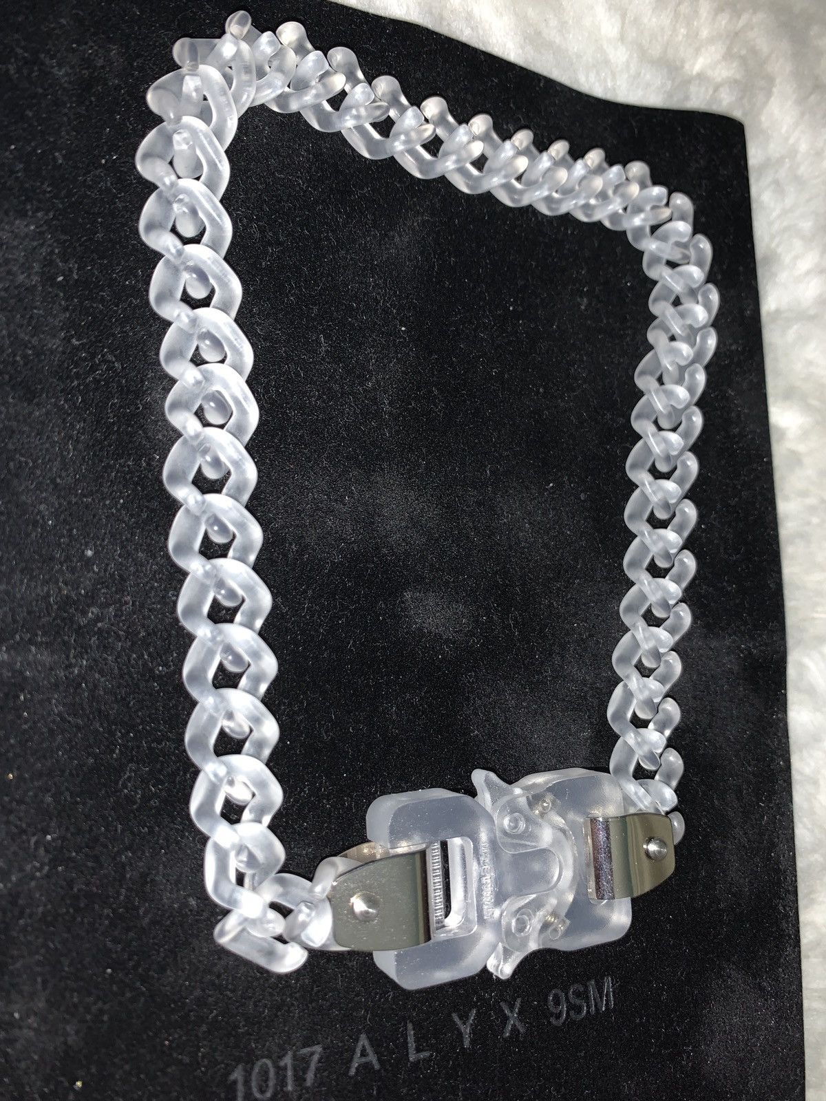 1017 ALYX 9SM Alyx Transparent Chain Necklace Size ONE SIZE - 1 Thumbnail