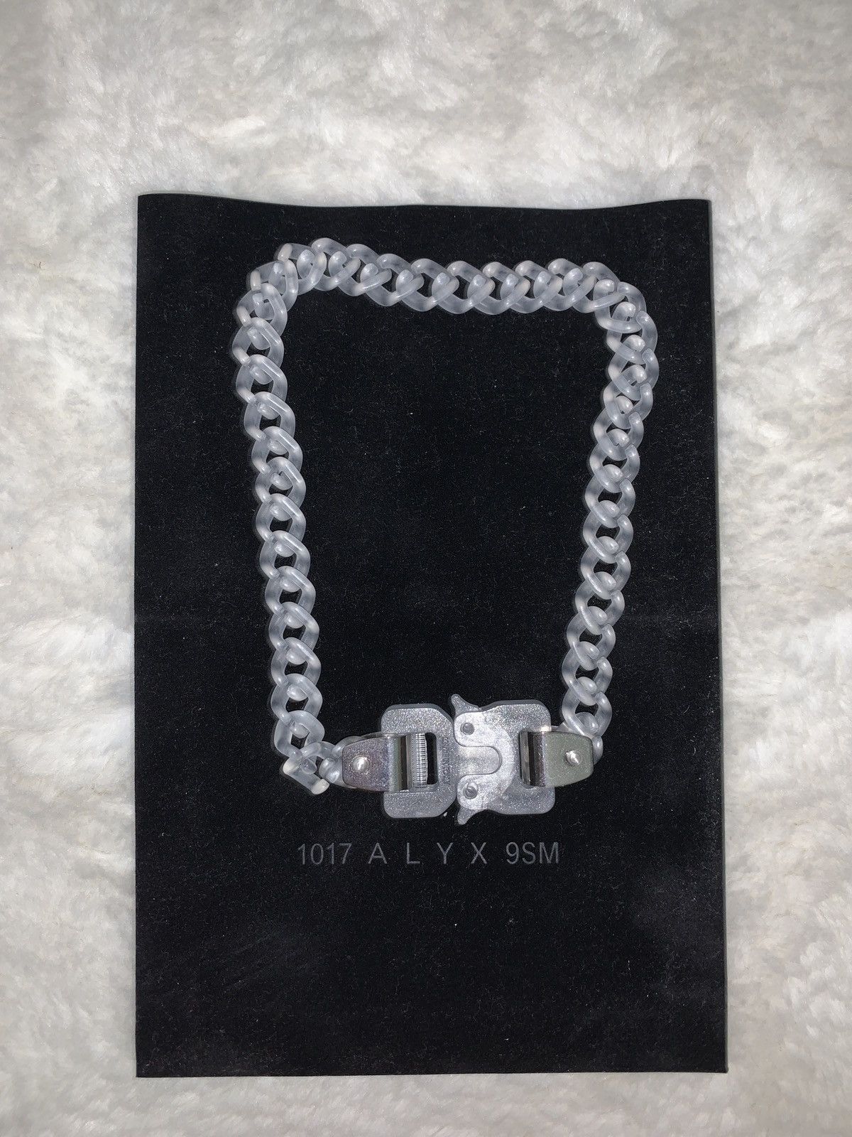 1017 ALYX 9SM Alyx Transparent Chain Necklace Size ONE SIZE - 3 Thumbnail