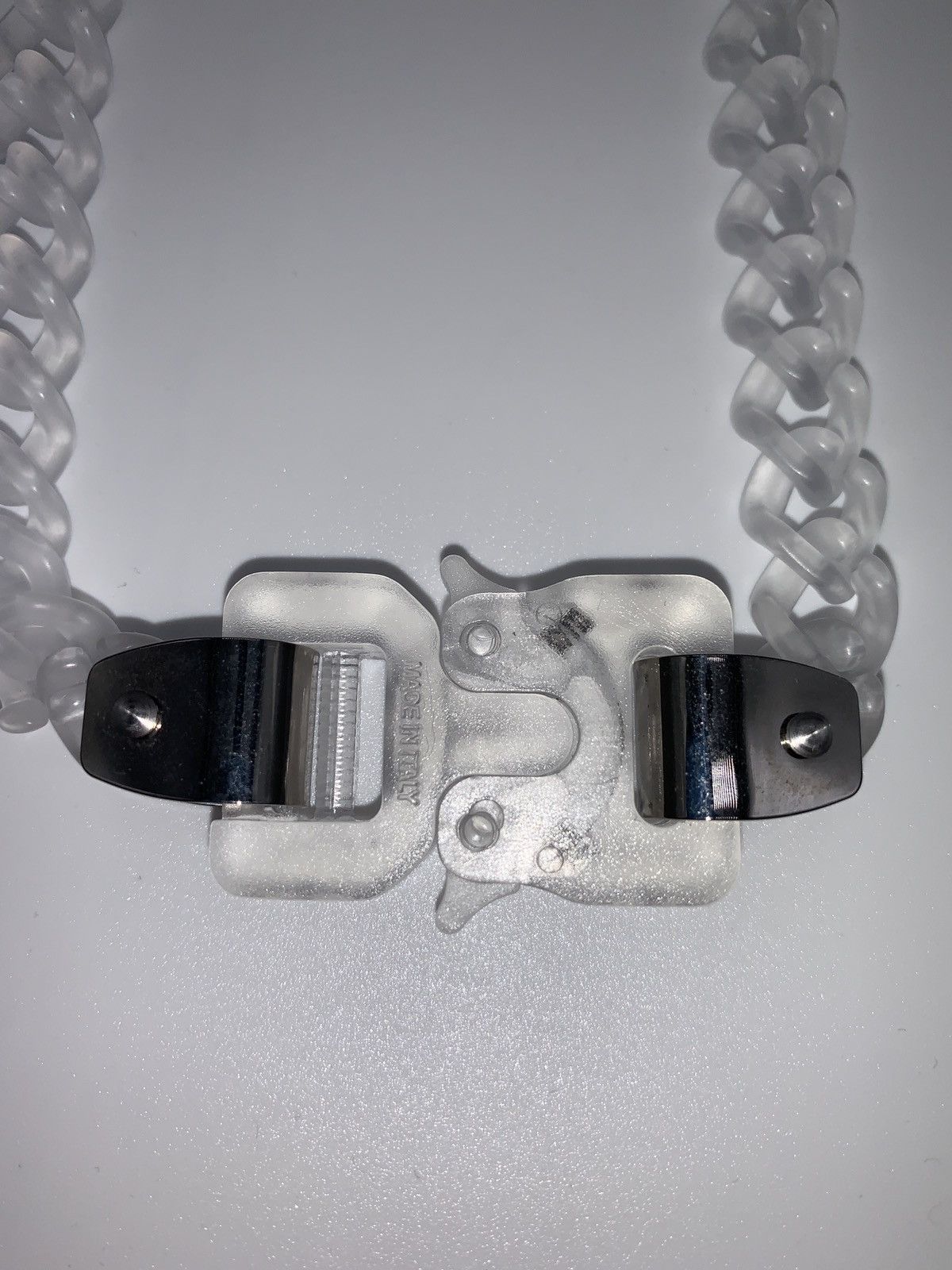 1017 ALYX 9SM Alyx Transparent Chain Necklace Size ONE SIZE - 7 Thumbnail