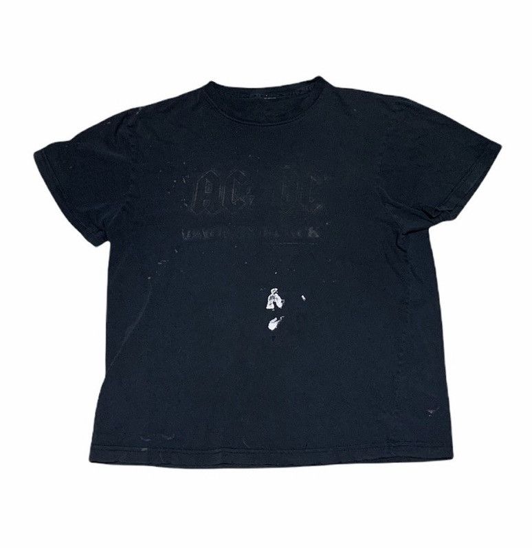 Vintage Rare Vintage Faded Distressed AC DC Band Tee Shirt Black | Grailed