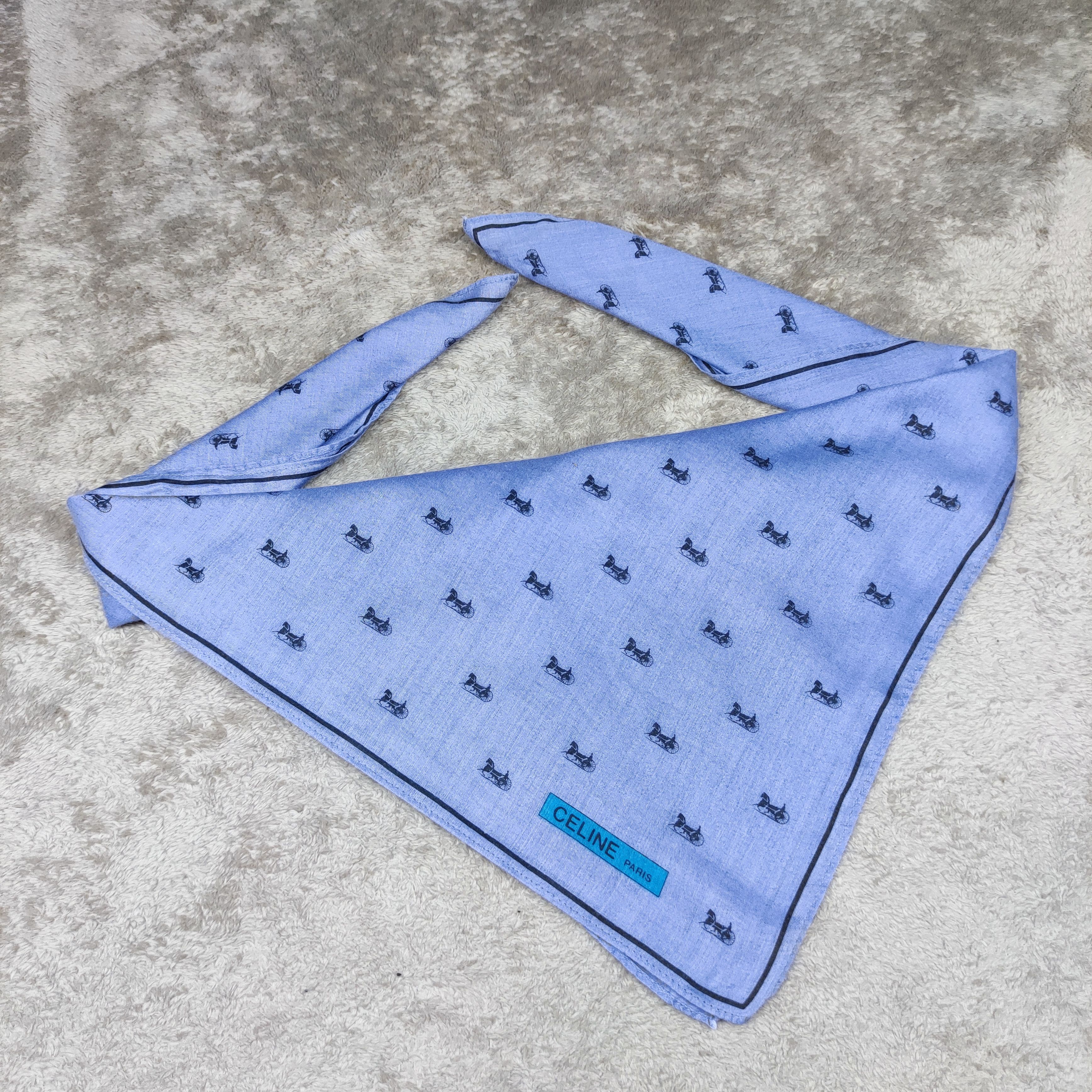 Celine fully monogram bandana/scarf
