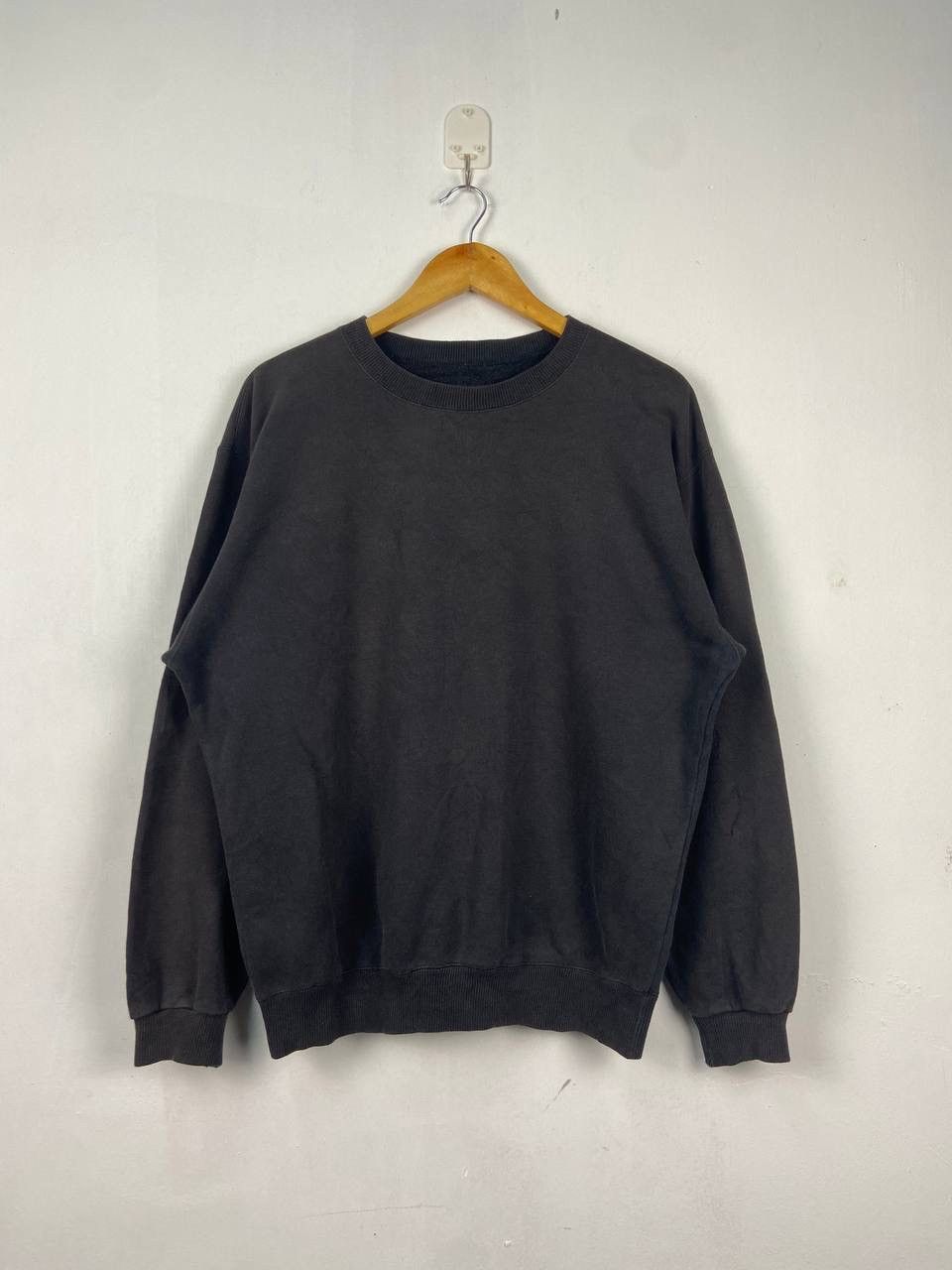 Kenzo × Vintage Vintage Kenzo Jeans Sweatshirt Sweater Faded Black Size M / US 6-8 / IT 42-44 - 2 Thumbnail