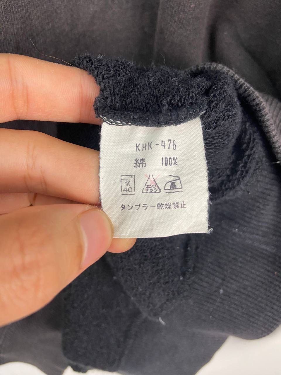 Kenzo × Vintage Vintage Kenzo Jeans Sweatshirt Sweater Faded Black Size M / US 6-8 / IT 42-44 - 6 Thumbnail