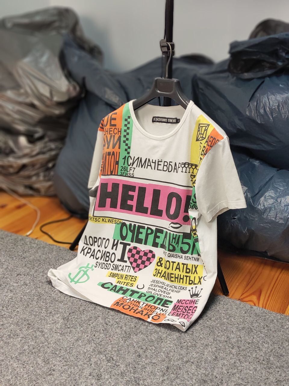 Denis Simachev Denis Simachev Archival Multilogo Designer T Shirt Size US S / EU 44-46 / 1 - 18 Thumbnail