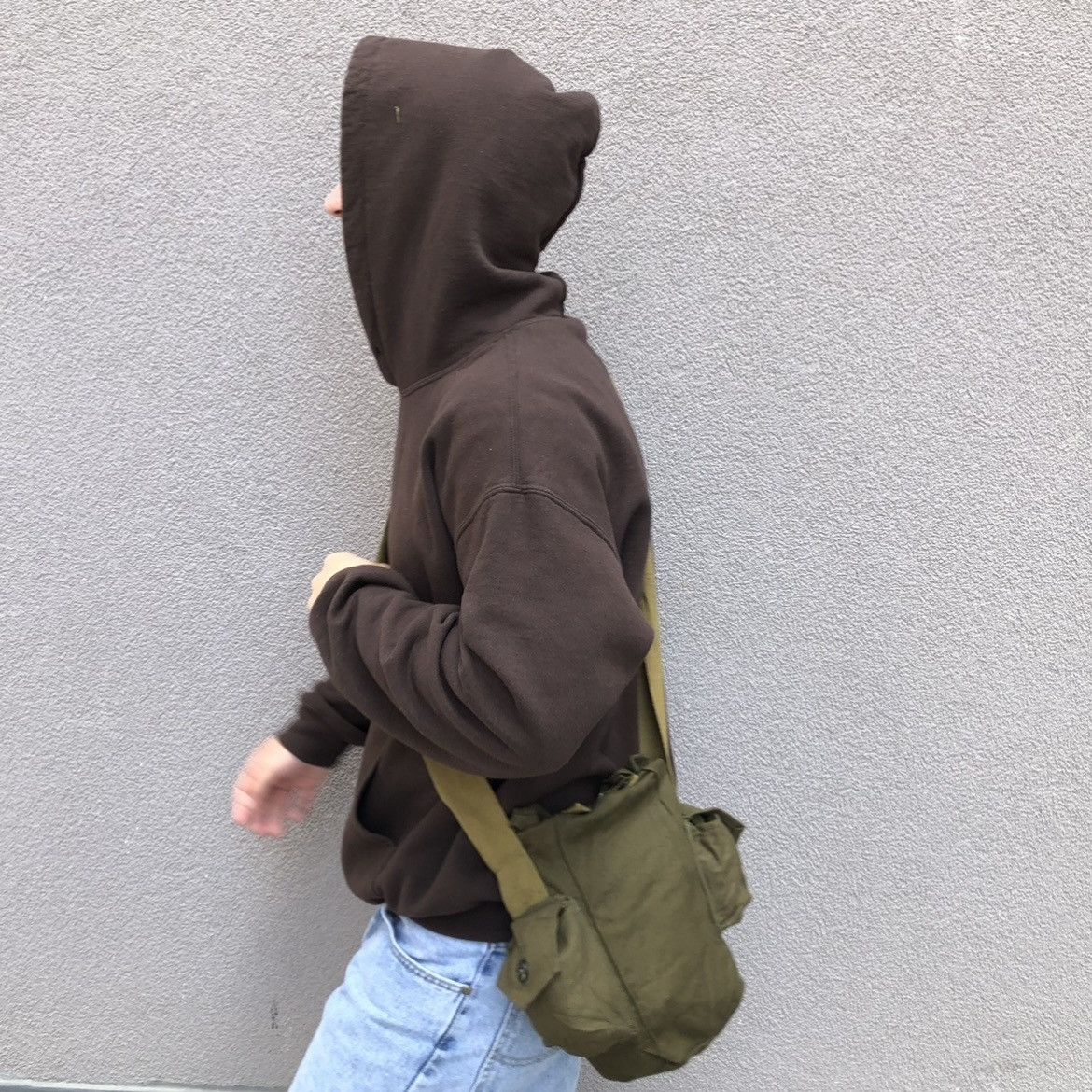 Other 1980s Vintage USSR Soviet Lightweight Canvas Utility Bag Size ONE SIZE - 2 Thumbnail