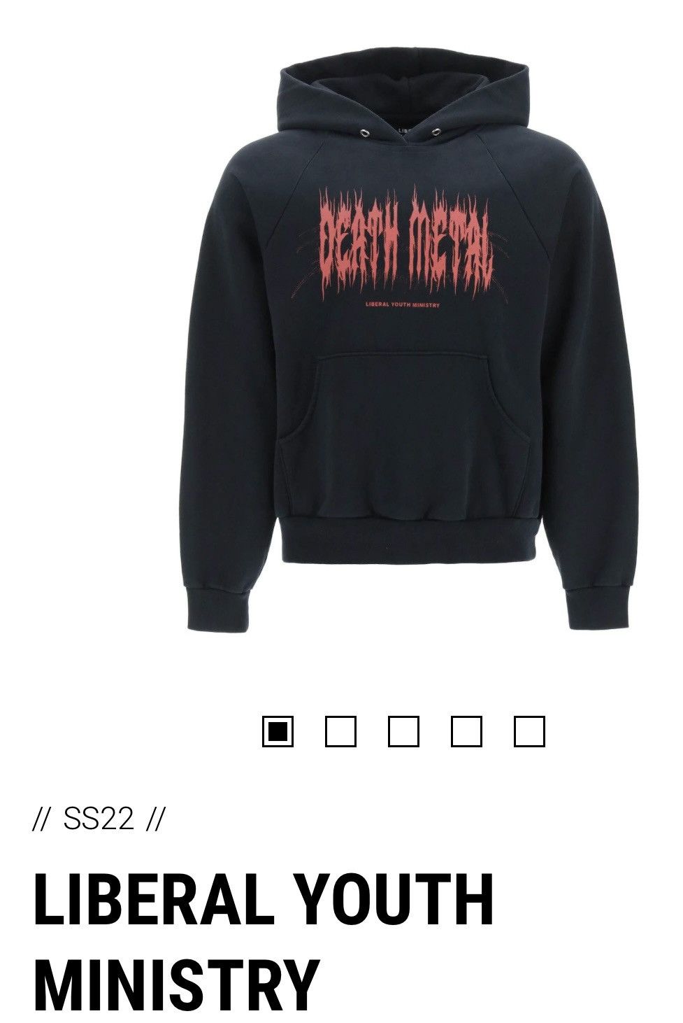 Liberal Youth Ministry NEW L Liberal Youth Ministry death metal hoodie sweatshirt Size US L / EU 52-54 / 3 - 2 Thumbnail