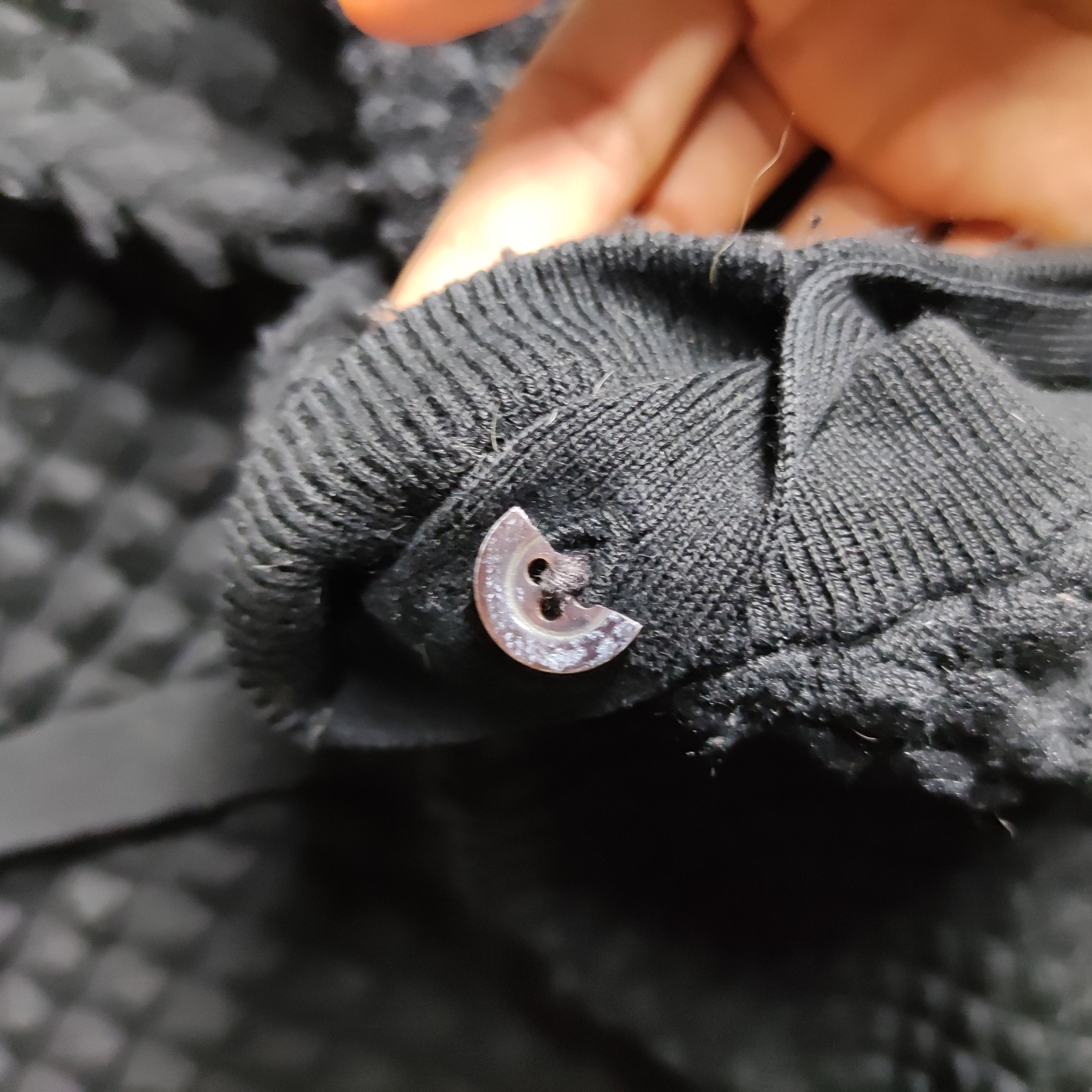 Lad Musician a54 Lad Musician Knitwear Black Embossed Cardigan Size US M / EU 48-50 / 2 - 11 Thumbnail