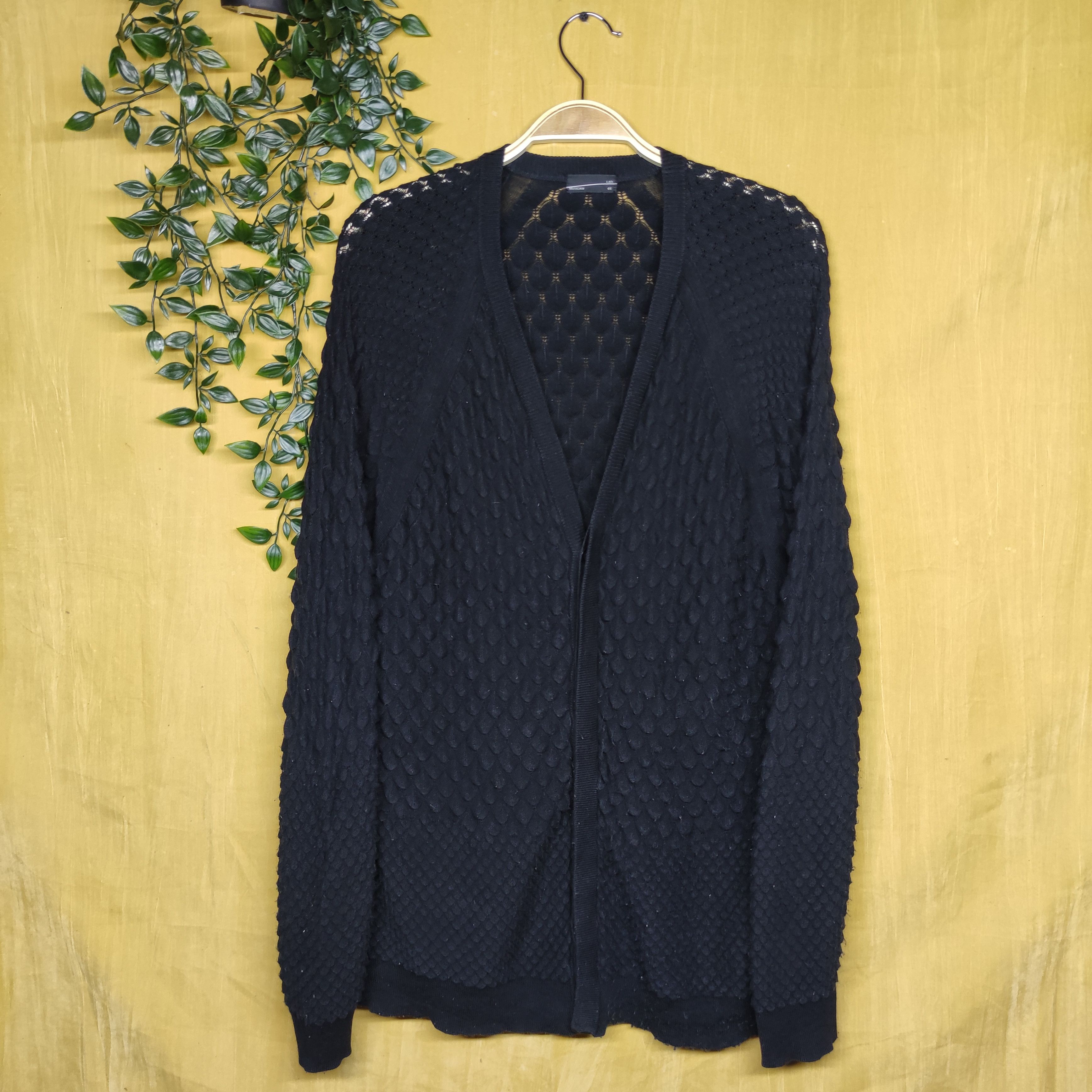 Lad Musician Lad Musician Kiss Face Knit Cardigan | Grailed