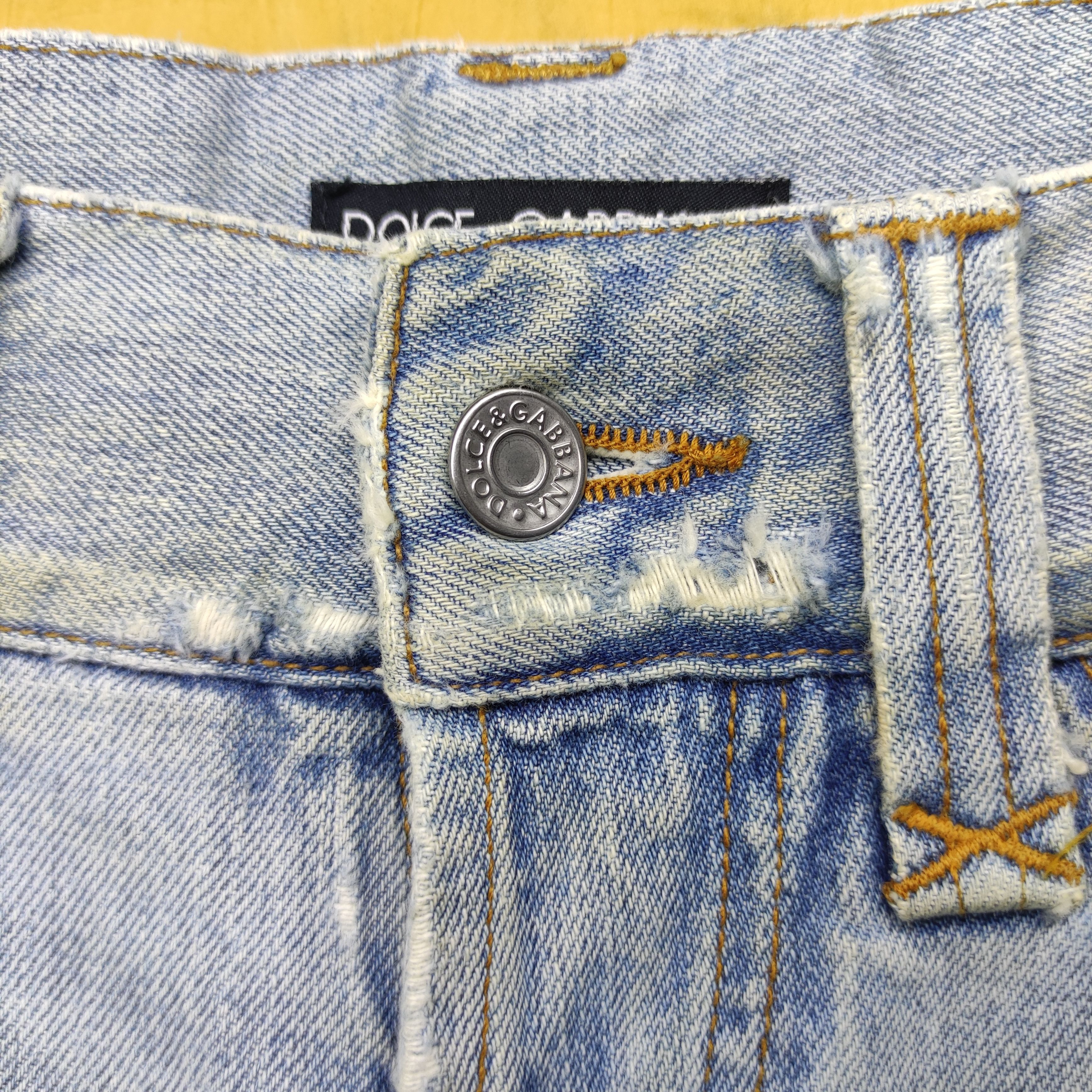 Dolce & Gabbana Dolce & Gabbana Distressed denim pant Size US 34 / EU 50 - 4 Thumbnail