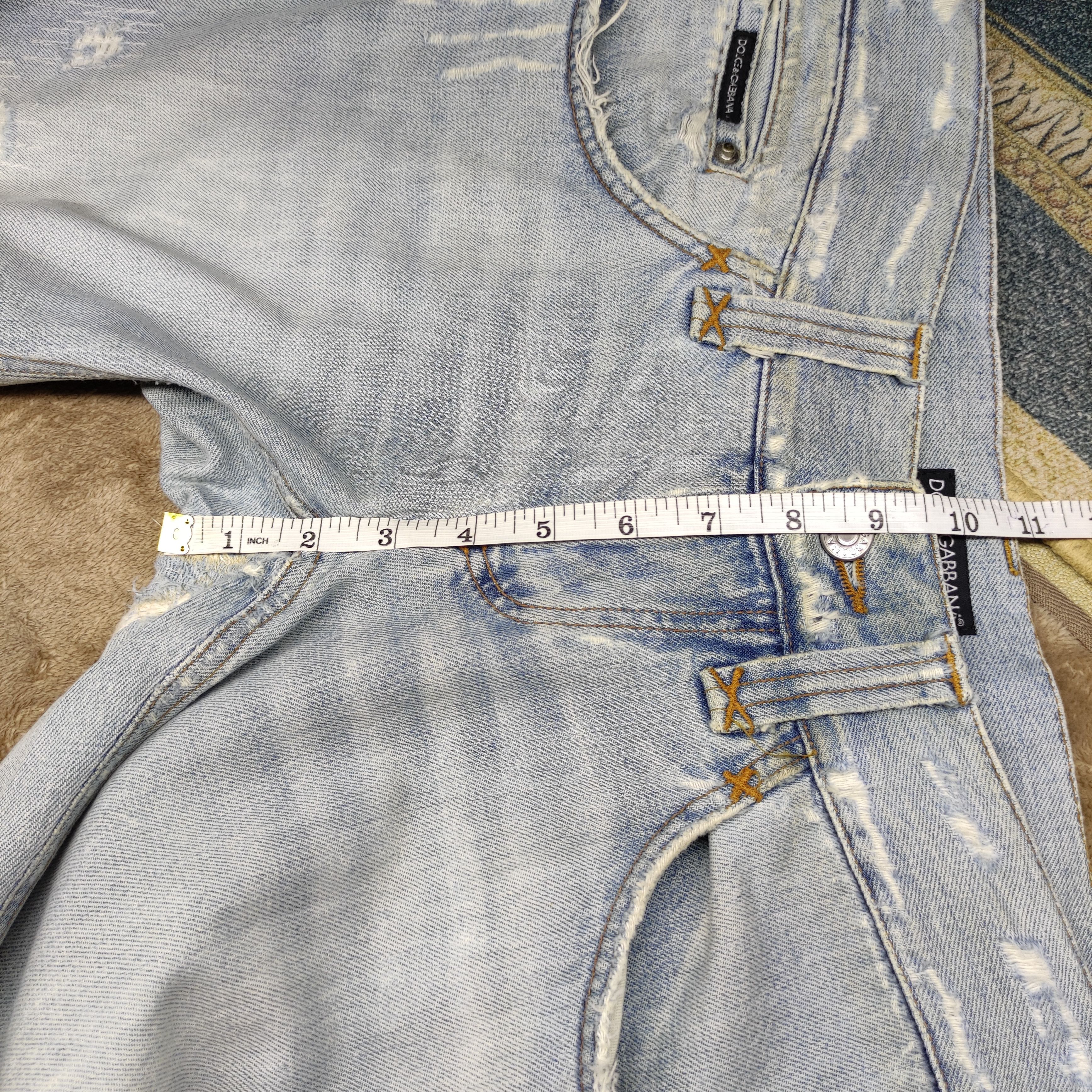 Dolce & Gabbana Dolce & Gabbana Distressed denim pant Size US 34 / EU 50 - 18 Thumbnail