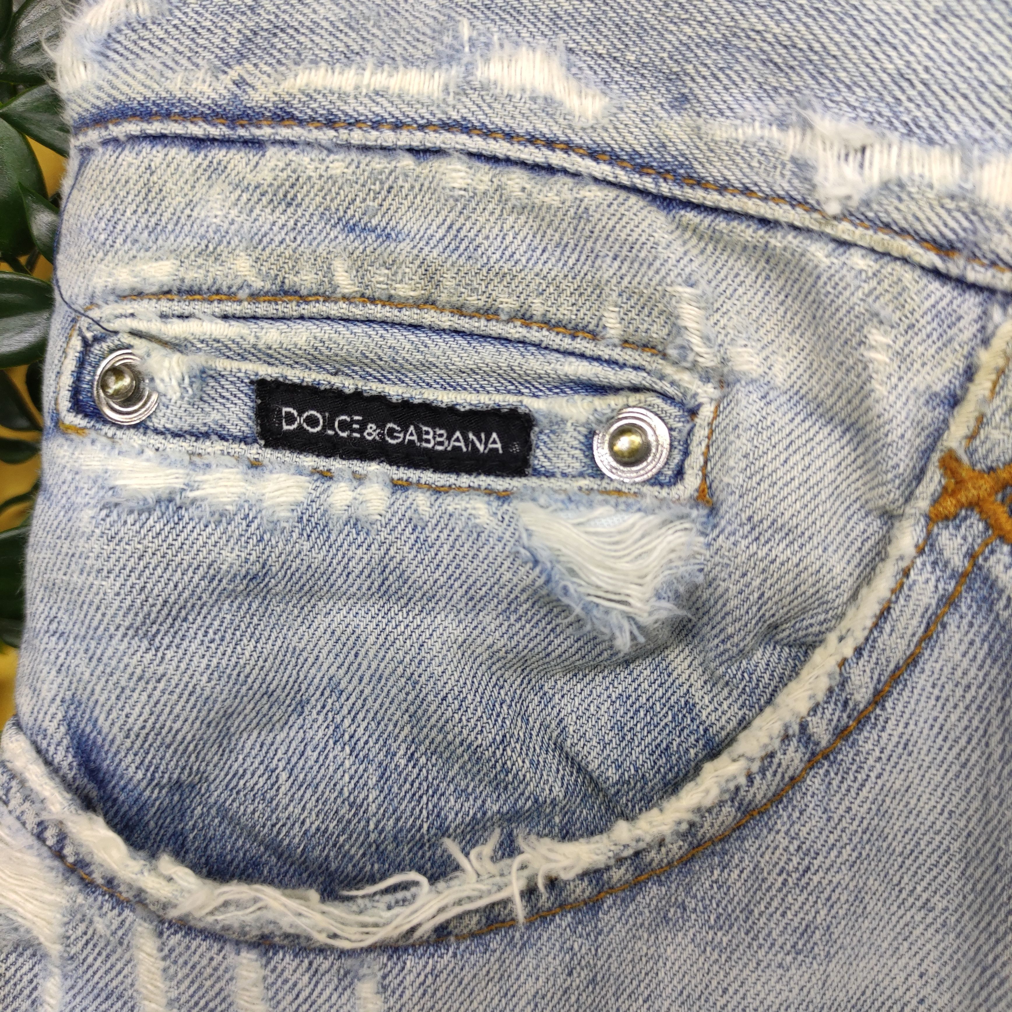 Dolce & Gabbana Dolce & Gabbana Distressed denim pant Size US 34 / EU 50 - 3 Thumbnail