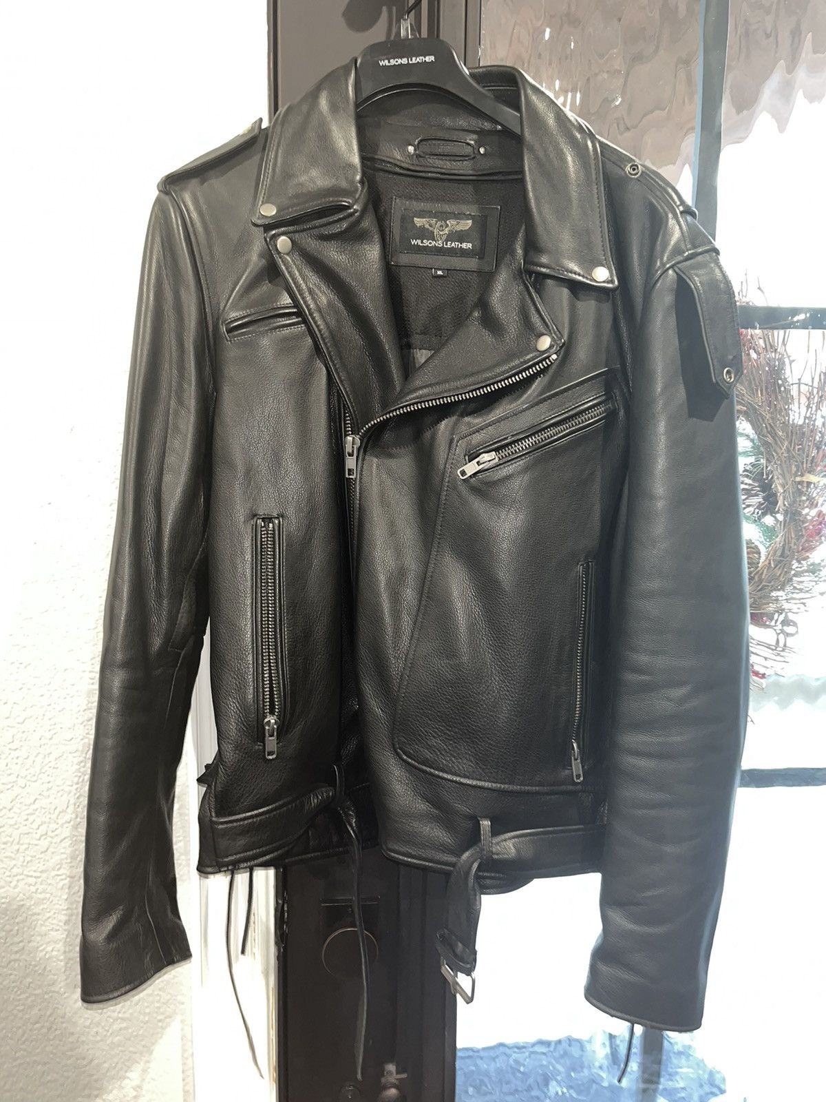 Wilsons Leather Finn Leather Rider Jacket with Thinsulate™M Lining