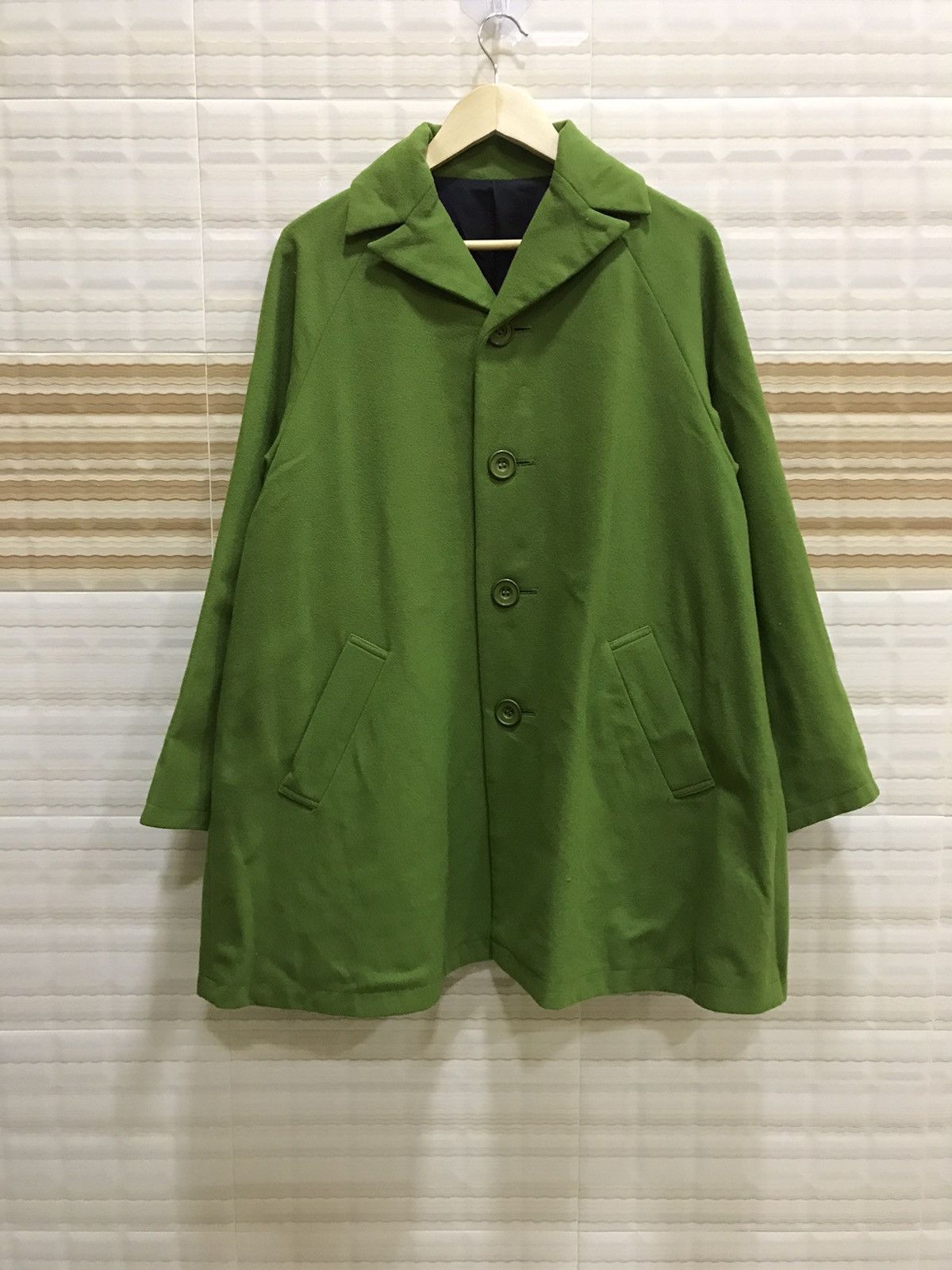 Issey Miyake Vintage 80s Issey Miyake Men Wool Jacket Size US M / EU 48-50 / 2 - 2 Thumbnail
