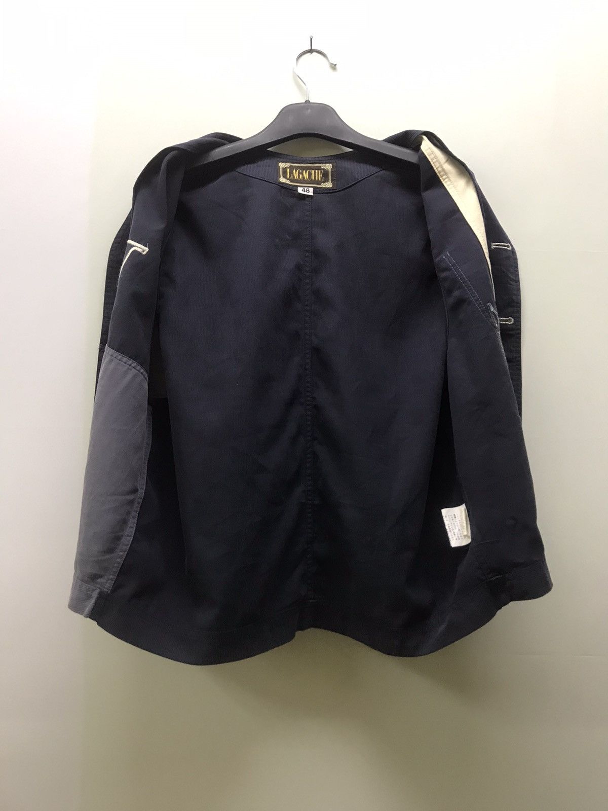 Japanese Brand Lagache Big Logo Vest Jacket Size US L / EU 52-54 / 3 - 7 Thumbnail