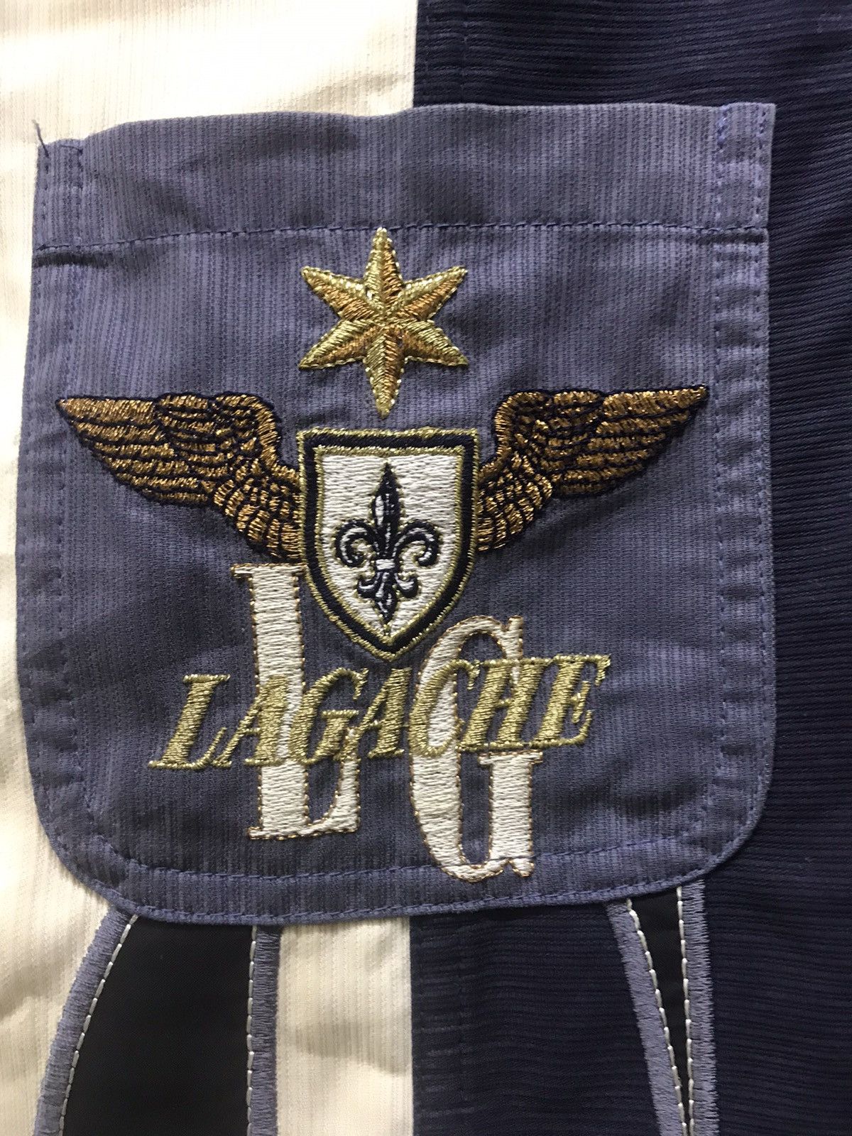 Japanese Brand Lagache Big Logo Vest Jacket Size US L / EU 52-54 / 3 - 5 Thumbnail
