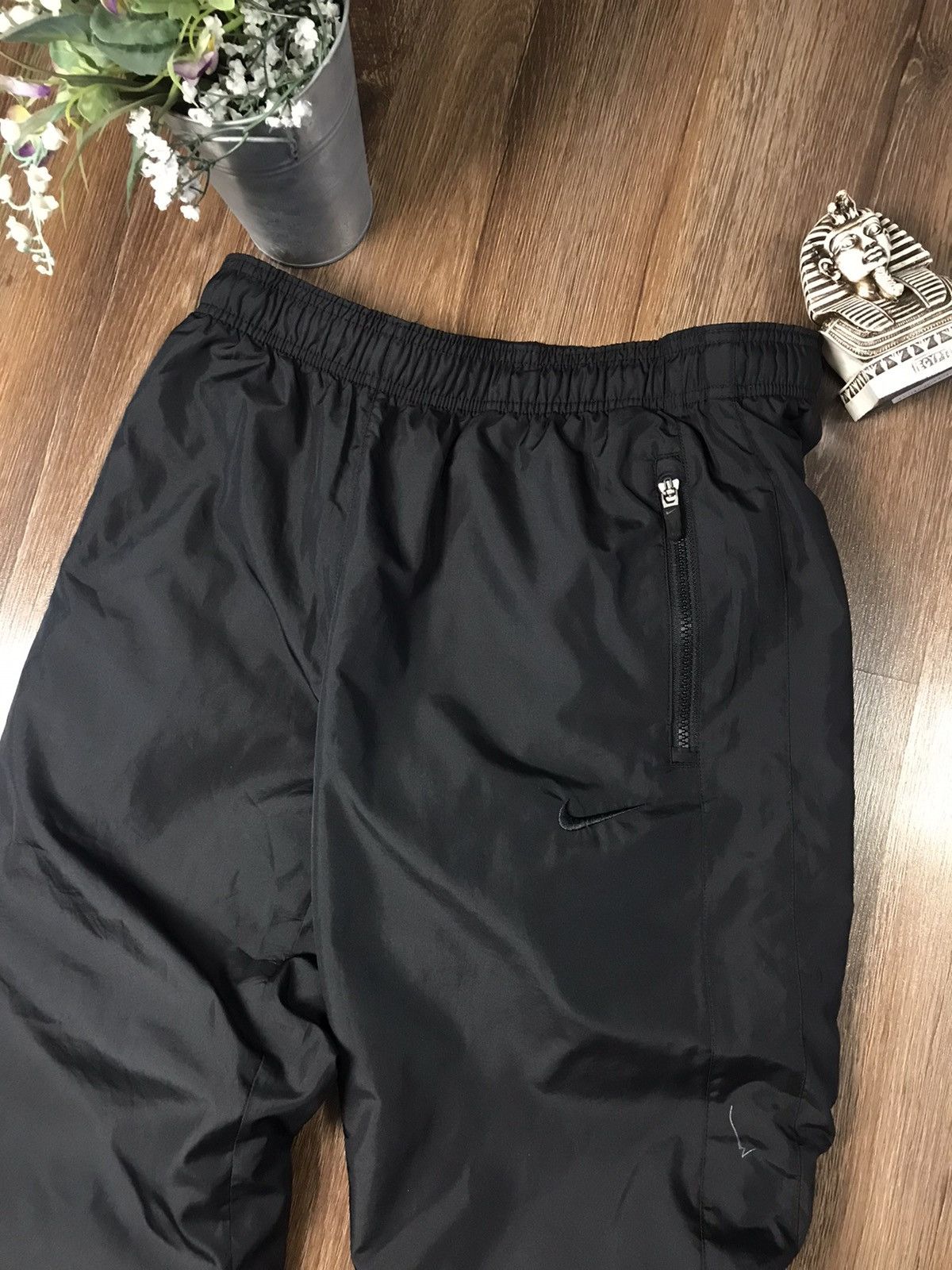 Nike × Vintage Vintage Nike nylon drill joggers rare sweatpants Size US 33 - 3 Thumbnail