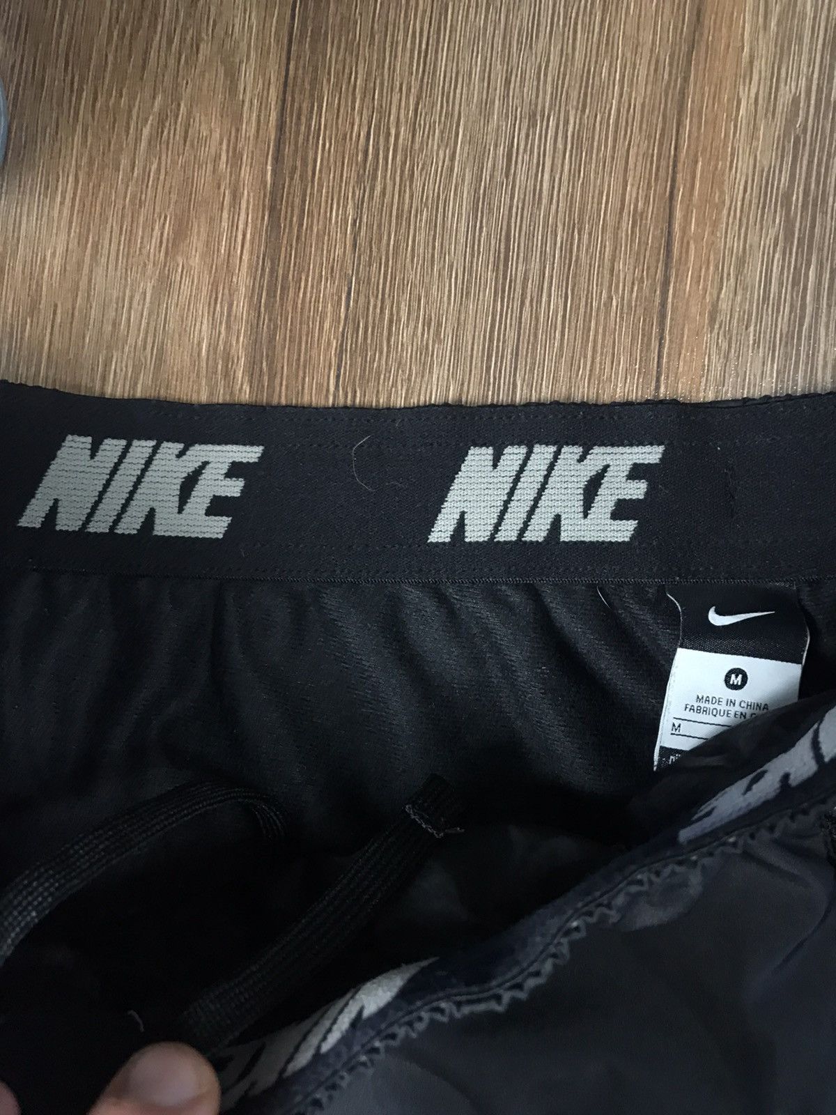 Nike × Vintage Vintage Nike nylon drill joggers rare sweatpants Size US 33 - 7 Thumbnail