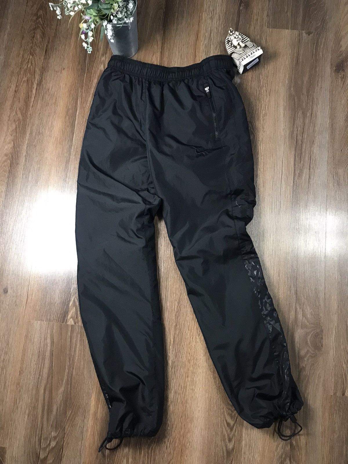 Nike × Vintage Vintage Nike nylon drill joggers rare sweatpants Size US 33 - 2 Thumbnail
