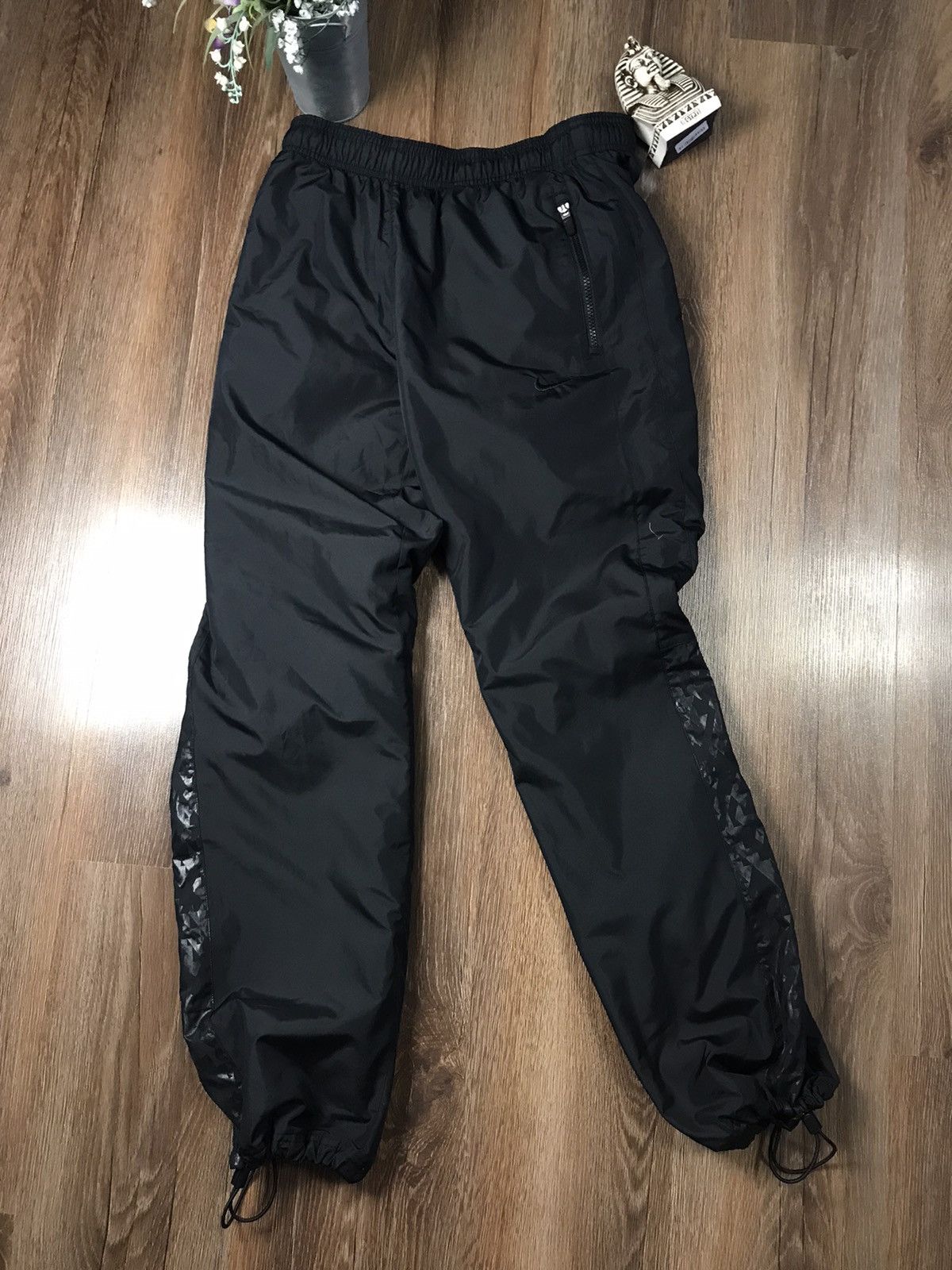 Nike × Vintage Vintage Nike nylon drill joggers rare sweatpants Size US 33 - 1 Thumbnail