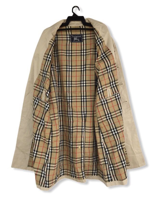 Burberry 🔥DHL EXPRESS🔥 VINTAGE BURBERRY NOVACHECK LONG COAT/PARKA Size US XL / EU 56 / 4 - 1 Thumbnail
