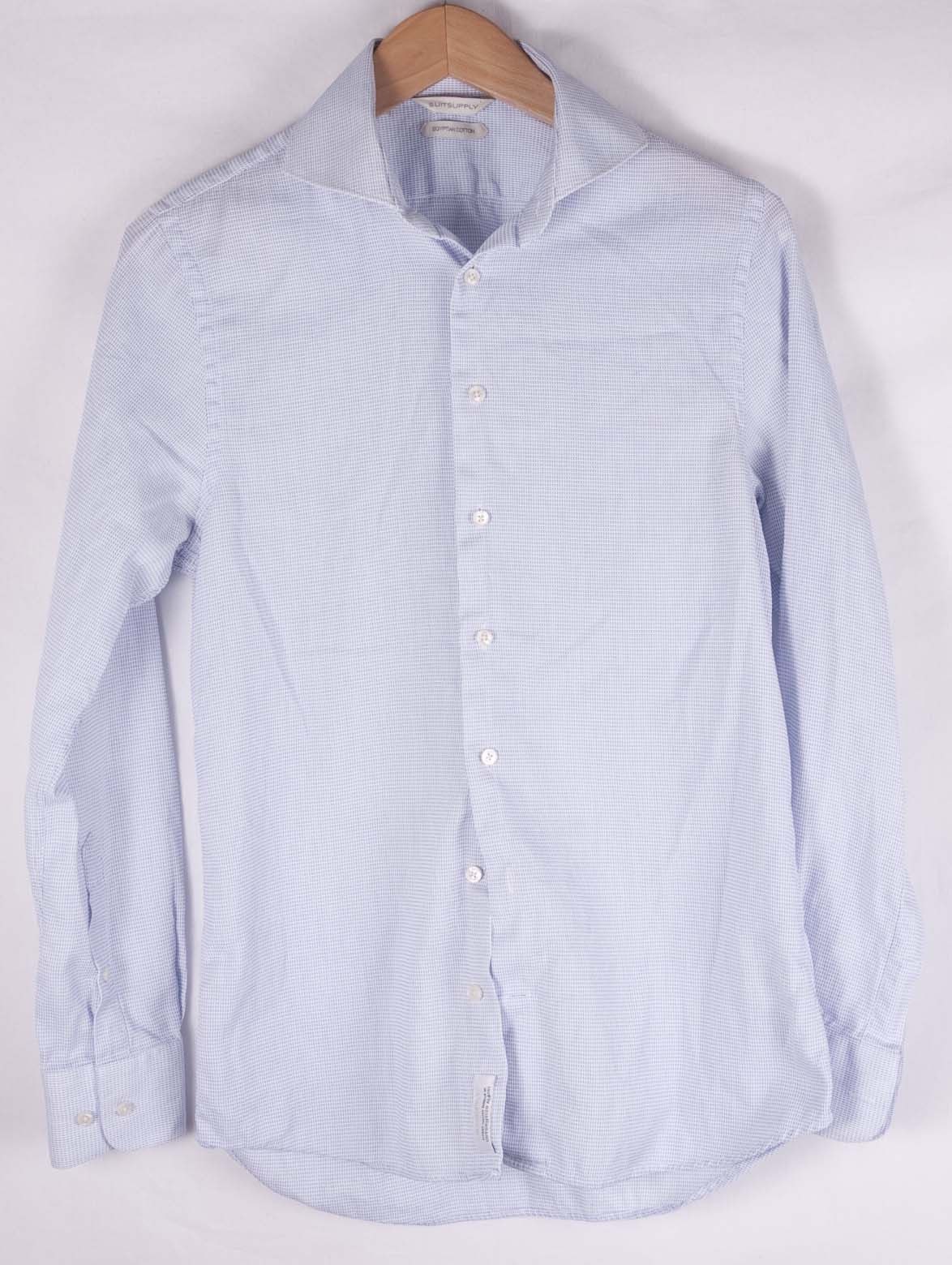 Suitsupply Suitsupply Shirt Pale Blue Size 15/38 Size 38R - 2 Thumbnail