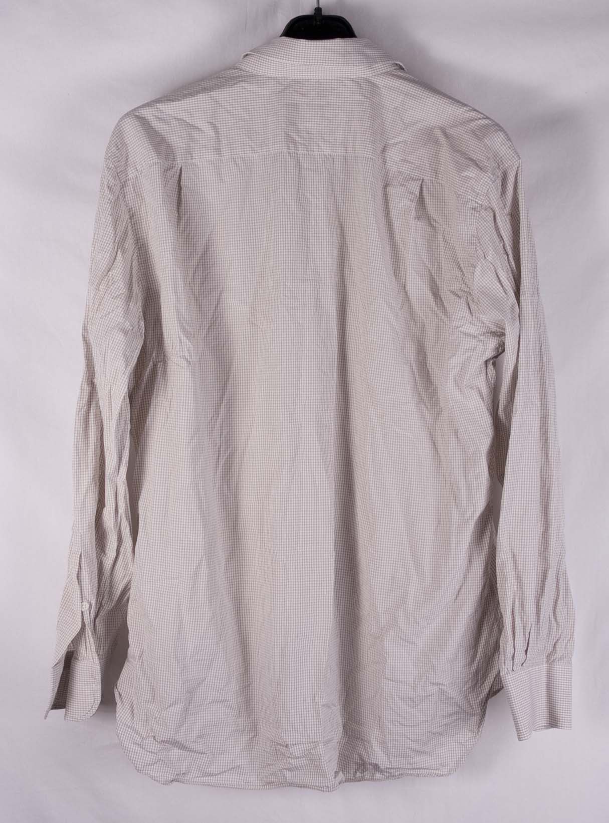 Ermenegildo Zegna Ermenegildo Zegna Shirt Check Size 17.5/44 Size 44R - 4 Thumbnail