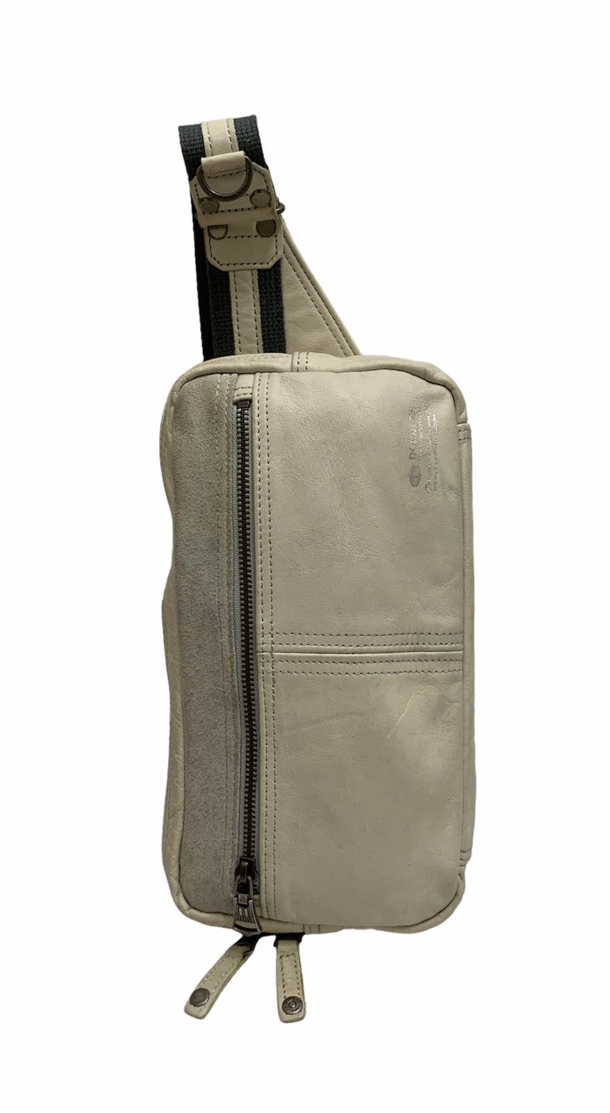 Genuine Leather × MasterPiece 🇯🇵 MOUSTACHE Y2k Crossbody Leather Bag Size ONE SIZE - 4 Thumbnail