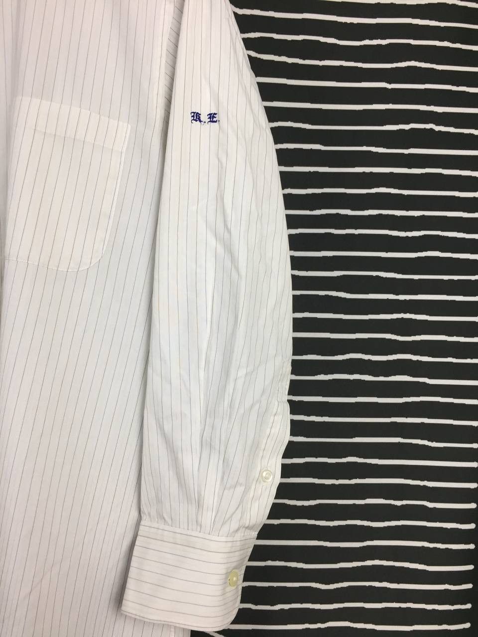 Yves Saint Laurent Vtg Yves Saint Laurent Tissus Pour Chemise Shirt Size US L / EU 52-54 / 3 - 4 Thumbnail