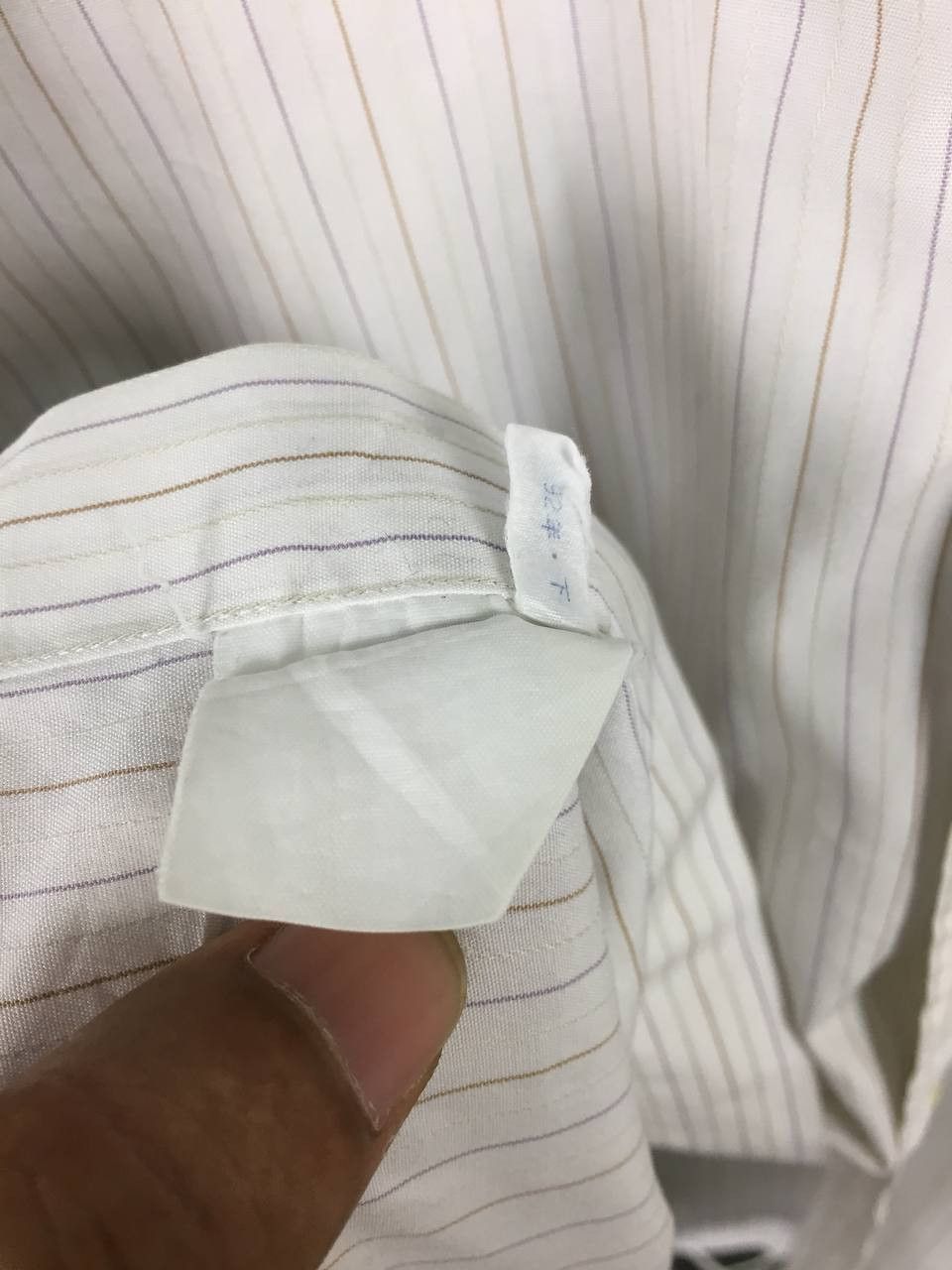 Yves Saint Laurent Vtg Yves Saint Laurent Tissus Pour Chemise Shirt Size US L / EU 52-54 / 3 - 9 Thumbnail