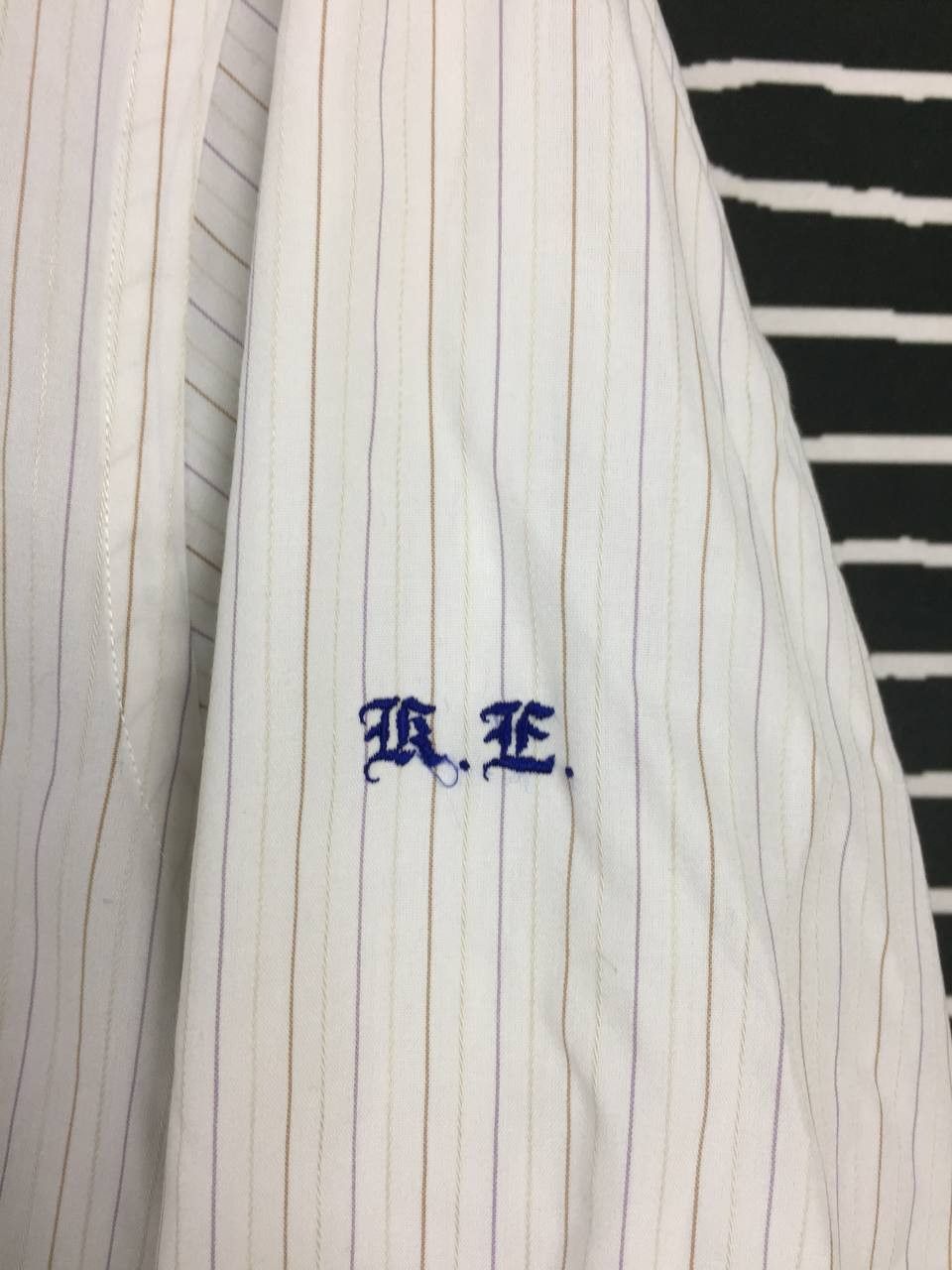 Yves Saint Laurent Vtg Yves Saint Laurent Tissus Pour Chemise Shirt Size US L / EU 52-54 / 3 - 5 Thumbnail