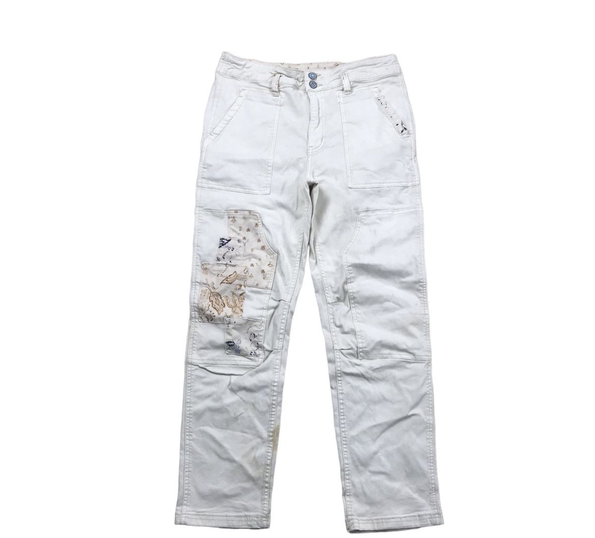 Japanese Brand × Vintage Vintage Pilcro Motif Abstract Double Knee Pants Size US 32 / EU 48 - 1 Thumbnail