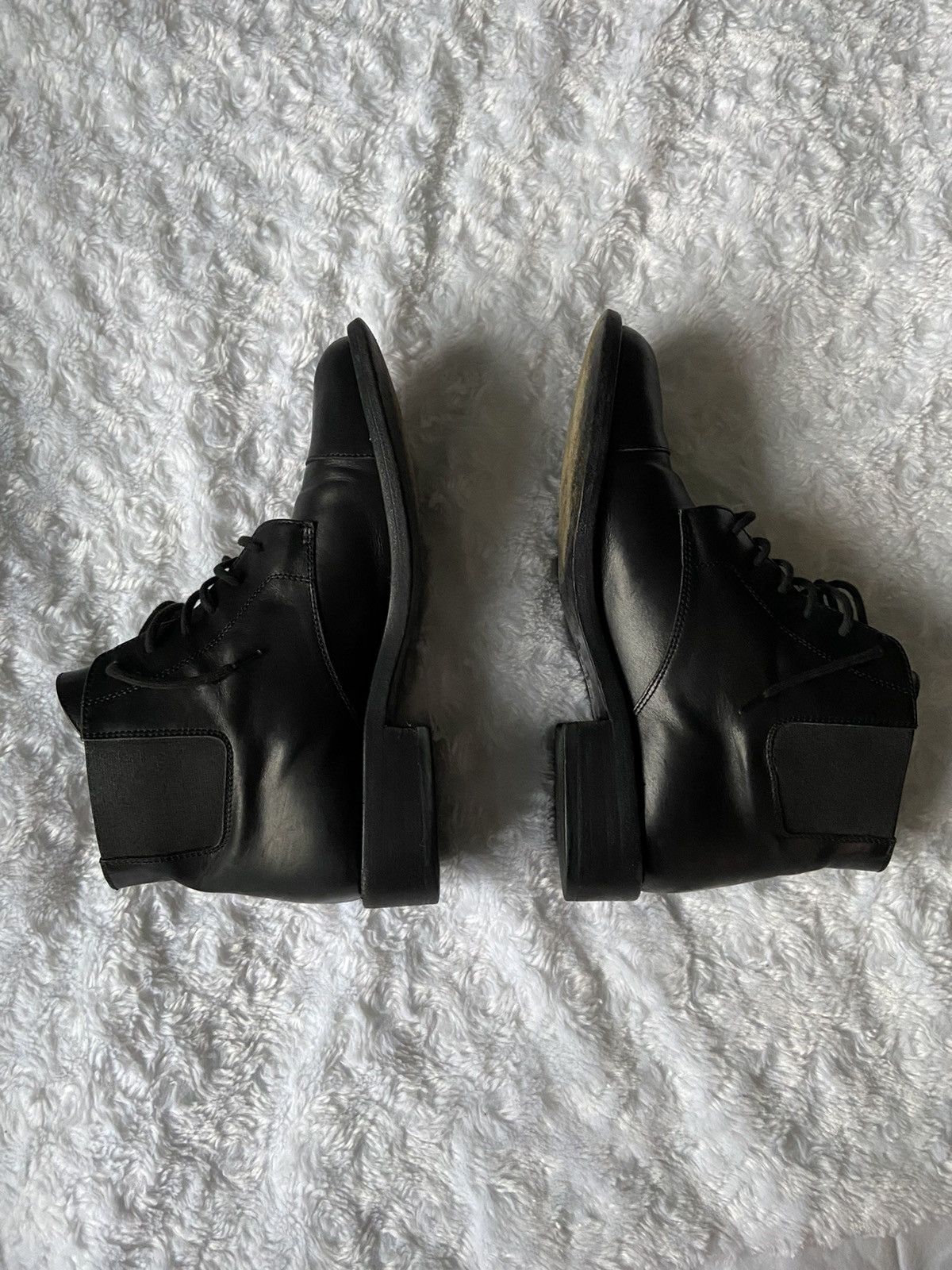 Saint Laurent Paris Saint Laurent by Hedi Slimane Leather Combat Boots Size US 7 / IT 37 - 9 Thumbnail