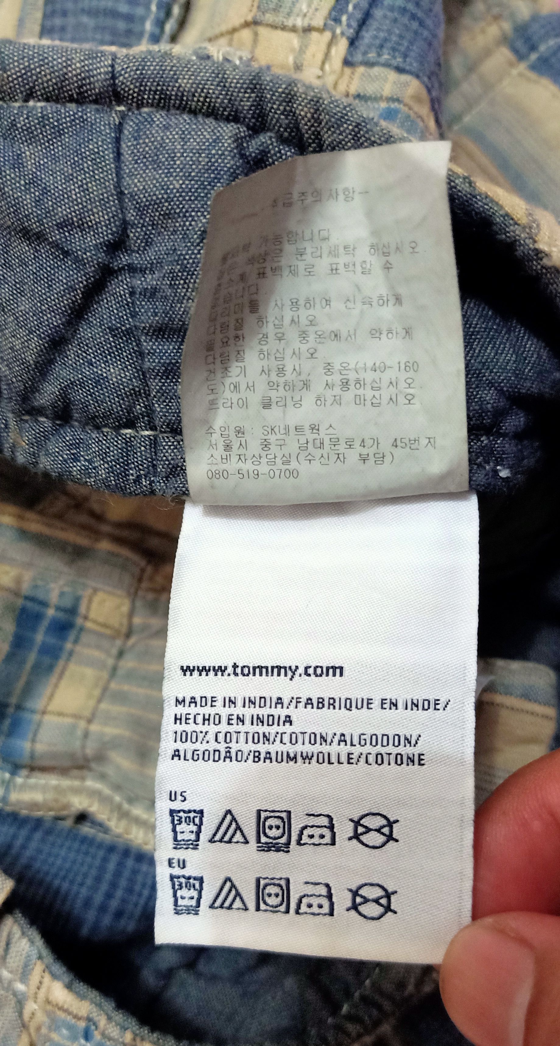 Japanese Brand × Tommy Hilfiger Rare Vintage Distressed Hilfiger Denim Design Patchwork Size US 30 / EU 46 - 9 Thumbnail