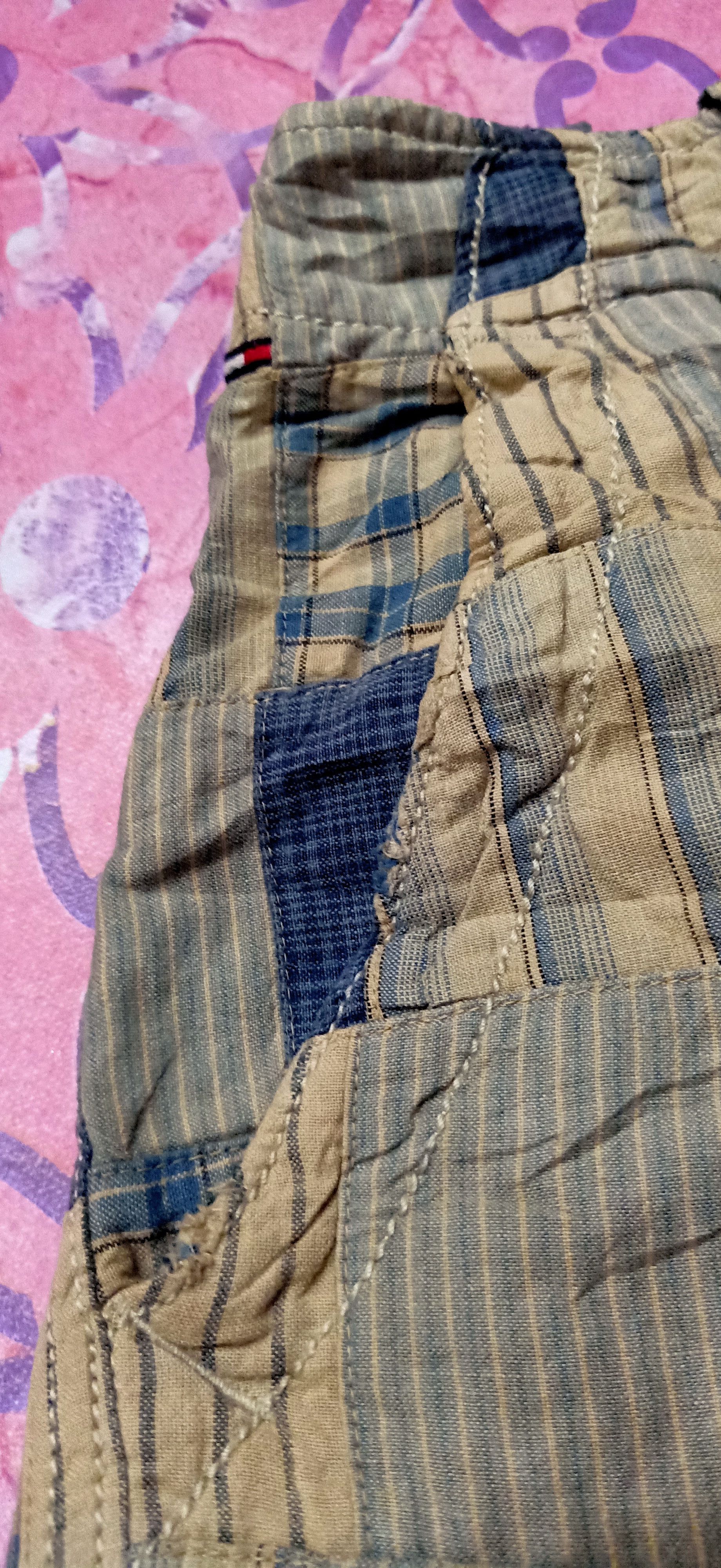 Japanese Brand × Tommy Hilfiger Rare Vintage Distressed Hilfiger Denim Design Patchwork Size US 30 / EU 46 - 4 Thumbnail