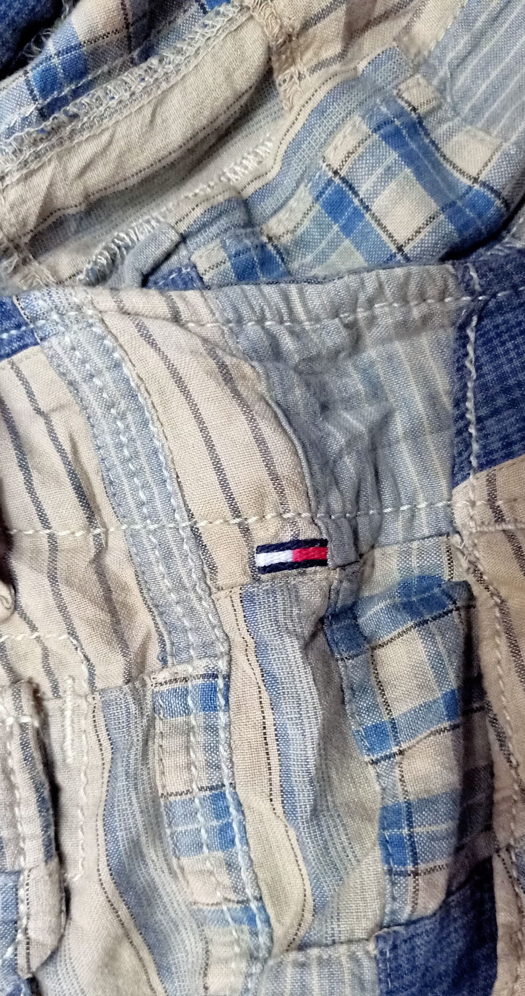 Japanese Brand × Tommy Hilfiger Rare Vintage Distressed Hilfiger Denim Design Patchwork Size US 30 / EU 46 - 12 Thumbnail