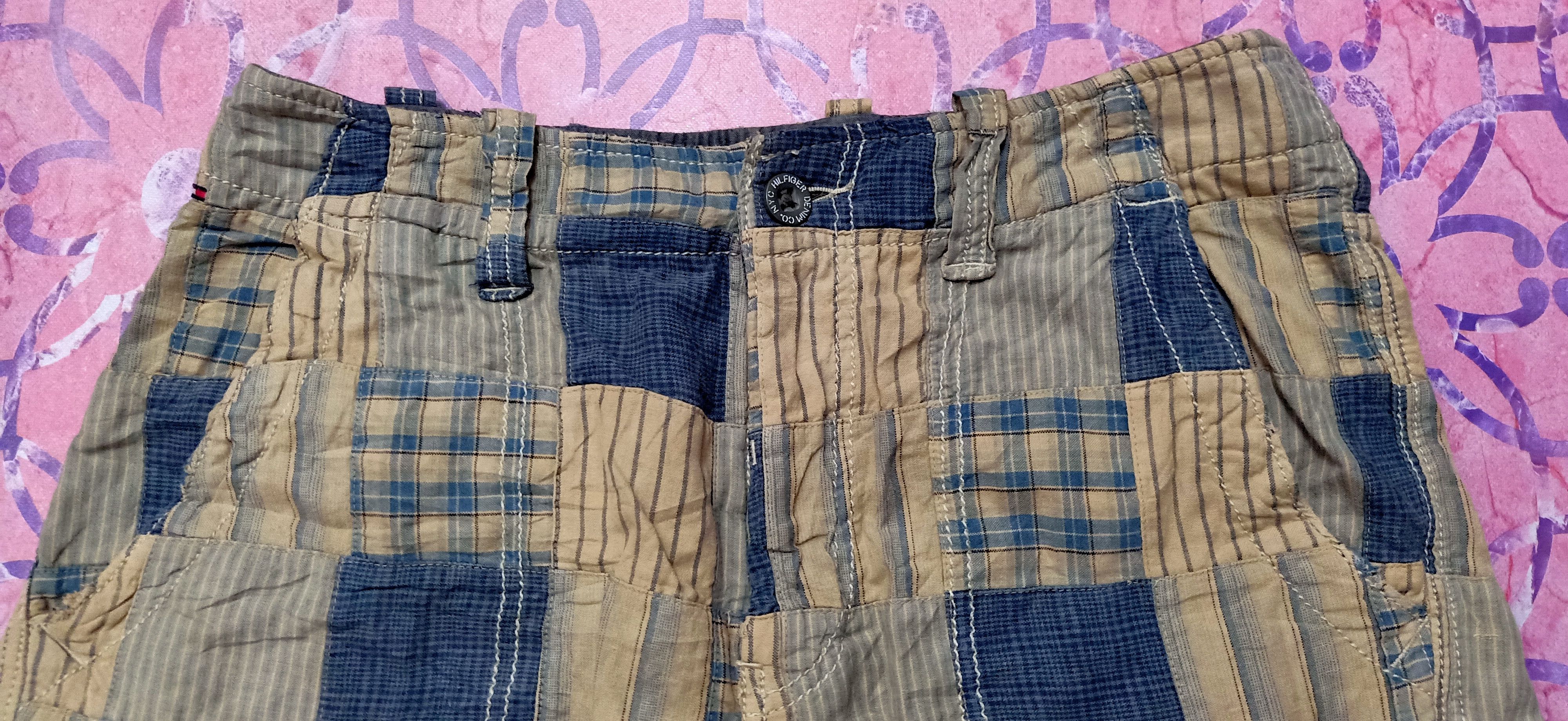 Japanese Brand × Tommy Hilfiger Rare Vintage Distressed Hilfiger Denim Design Patchwork Size US 30 / EU 46 - 3 Thumbnail