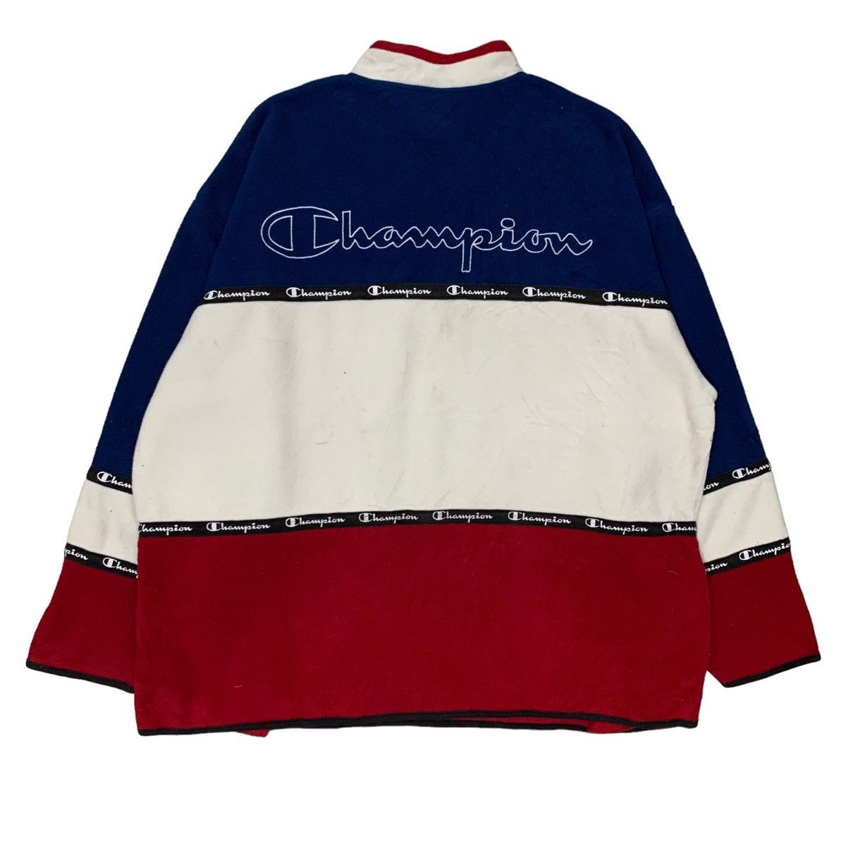 Champion × Vintage Vintage Champion Fleece Pullover Oversized Size US XL / EU 56 / 4 - 1 Thumbnail