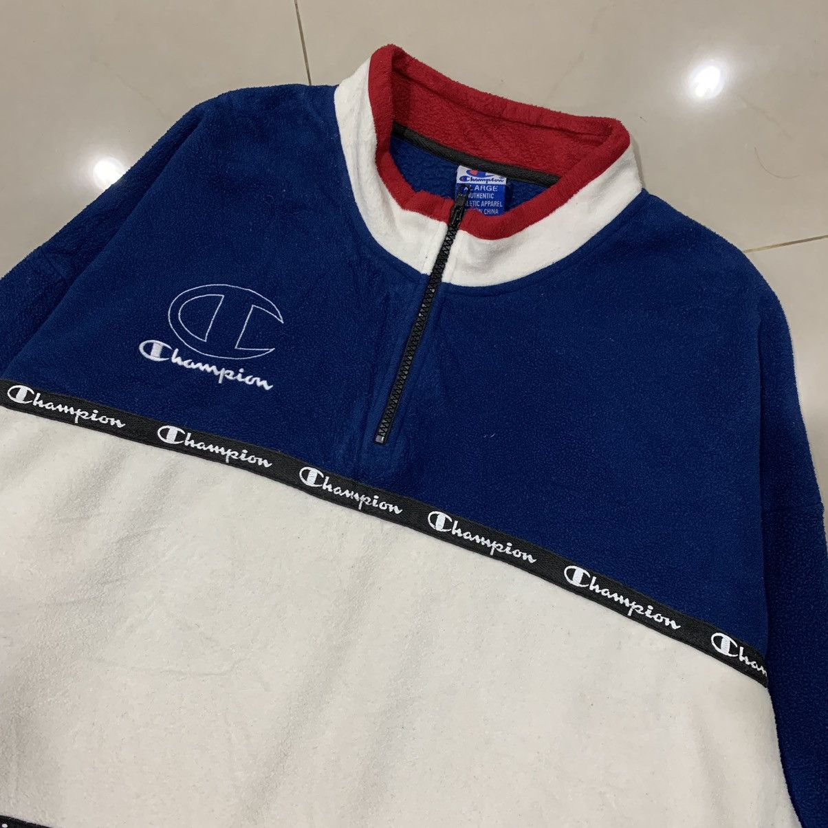 Champion × Vintage Vintage Champion Fleece Pullover Oversized Size US XL / EU 56 / 4 - 8 Thumbnail