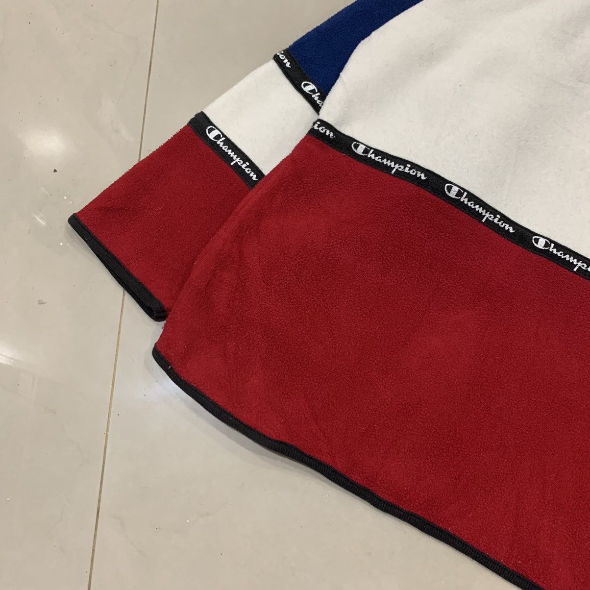 Champion × Vintage Vintage Champion Fleece Pullover Oversized Size US XL / EU 56 / 4 - 9 Thumbnail