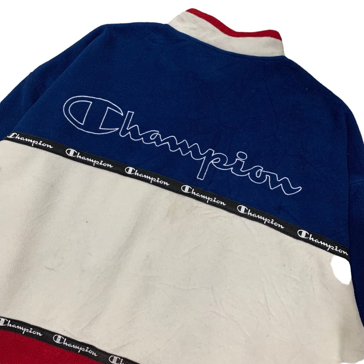 Champion × Vintage Vintage Champion Fleece Pullover Oversized Size US XL / EU 56 / 4 - 7 Thumbnail