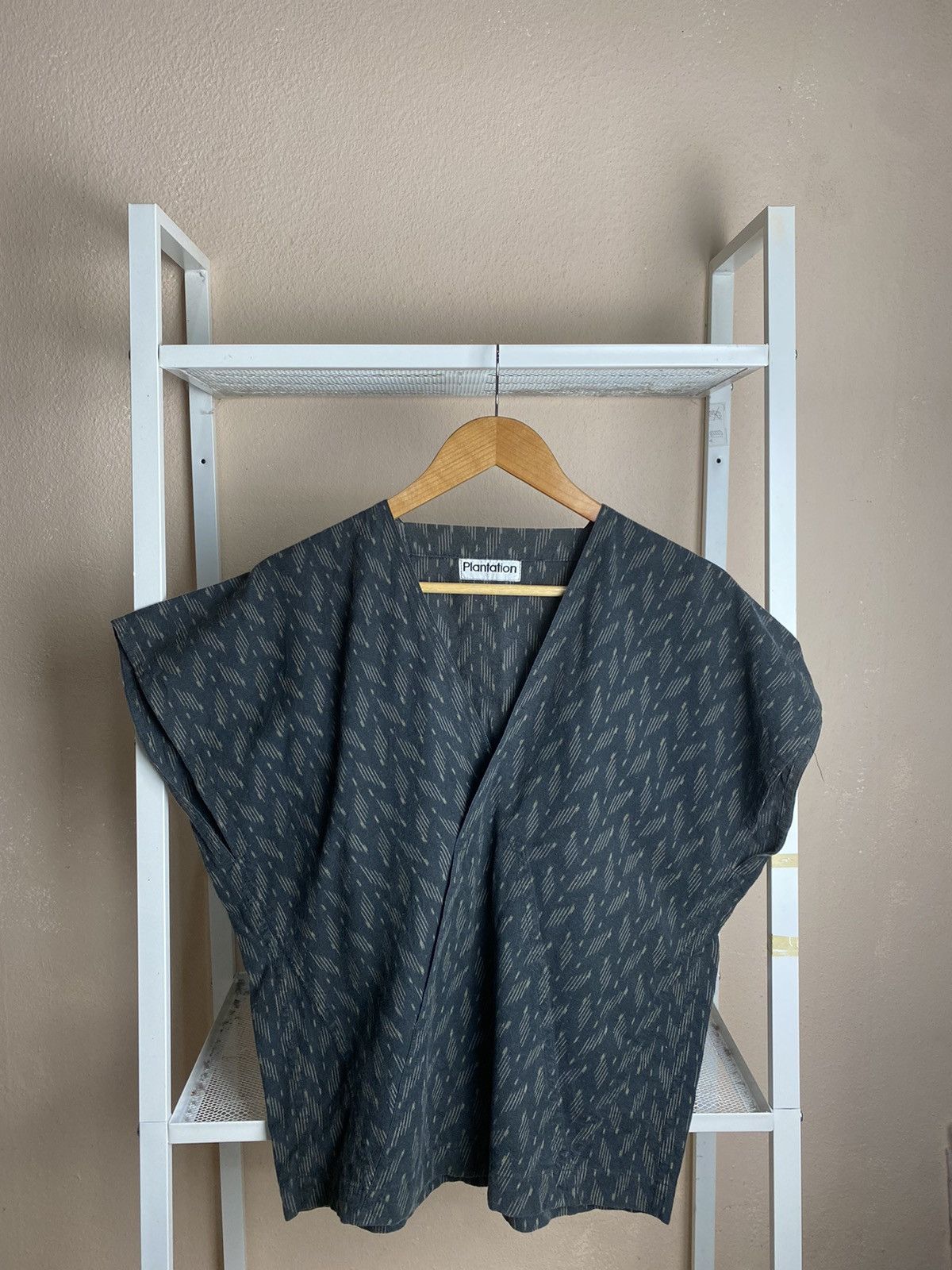 Issey Miyake Vintage Issey Miyake Plantation Kimono Sleeveless Size L / US 10 / IT 46 - 1 Thumbnail