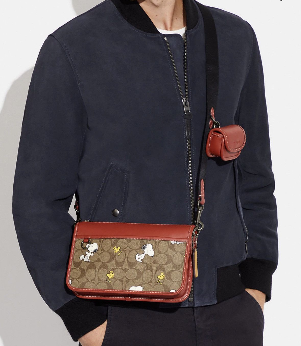 Coach Coach X Peanuts Heritage Convertible Crossbody With Snoopy | Grailed
