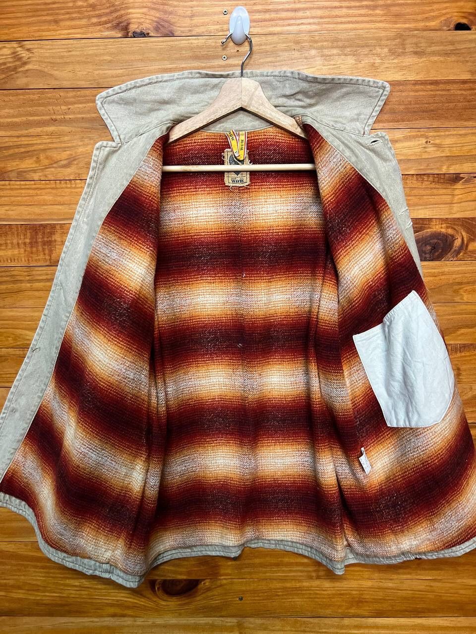 Vintage VINTAGE DUMGAREES CHORE JACKET BLANKET LINED Size US L / EU 52-54 / 3 - 11 Thumbnail