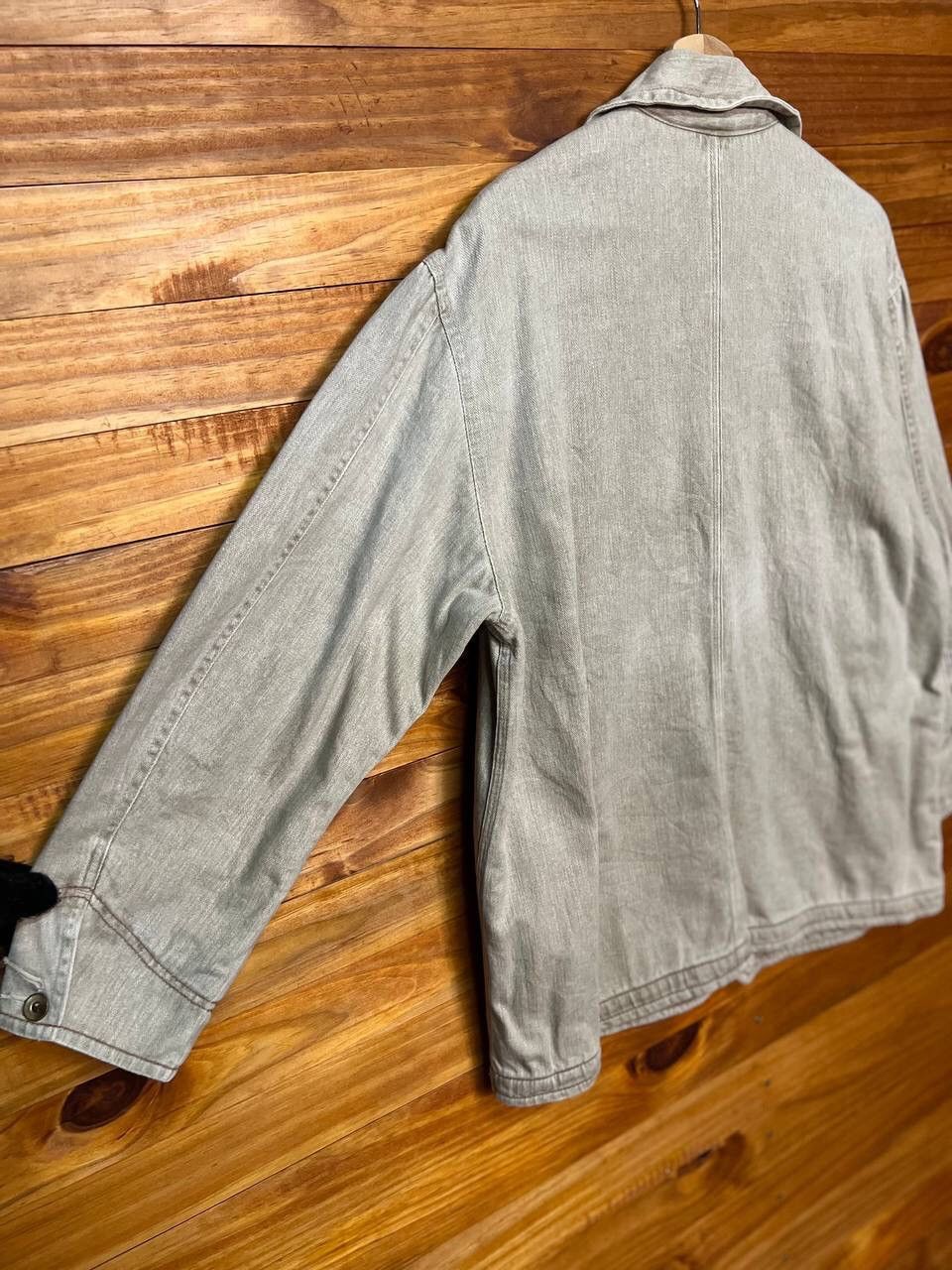 Vintage VINTAGE DUMGAREES CHORE JACKET BLANKET LINED Size US L / EU 52-54 / 3 - 10 Thumbnail