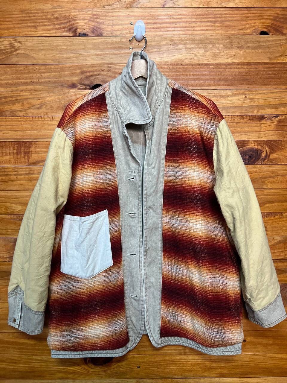 Vintage VINTAGE DUMGAREES CHORE JACKET BLANKET LINED Size US L / EU 52-54 / 3 - 12 Thumbnail