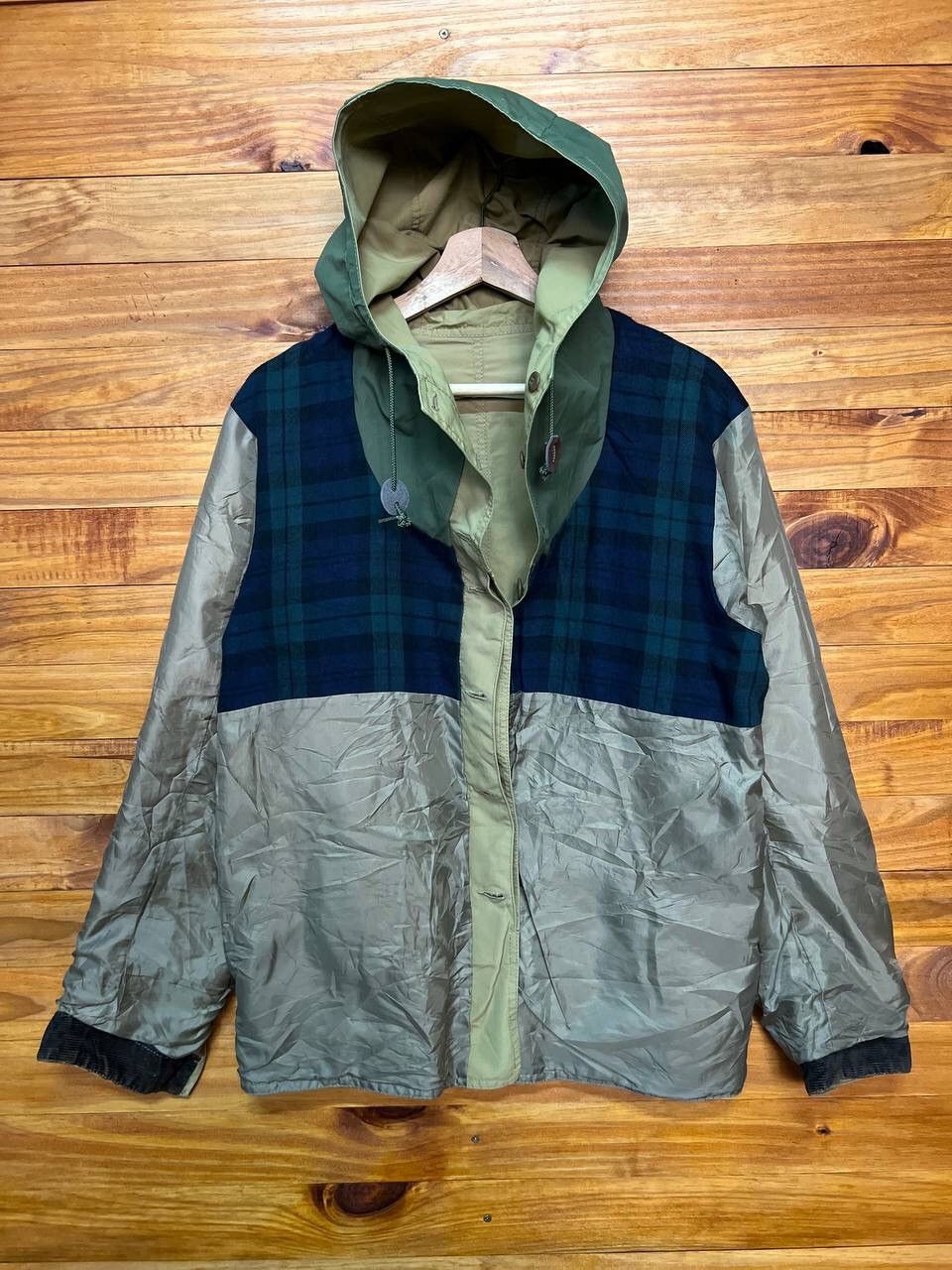Vintage 🔥RARE DESIGN TACTICAL STYLE HOODIE JACKET Size US L / EU 52-54 / 3 - 15 Thumbnail