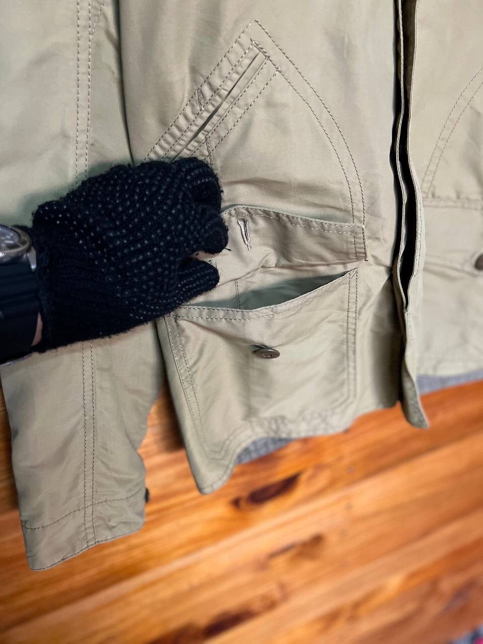 Vintage 🔥RARE DESIGN TACTICAL STYLE HOODIE JACKET Size US L / EU 52-54 / 3 - 5 Thumbnail