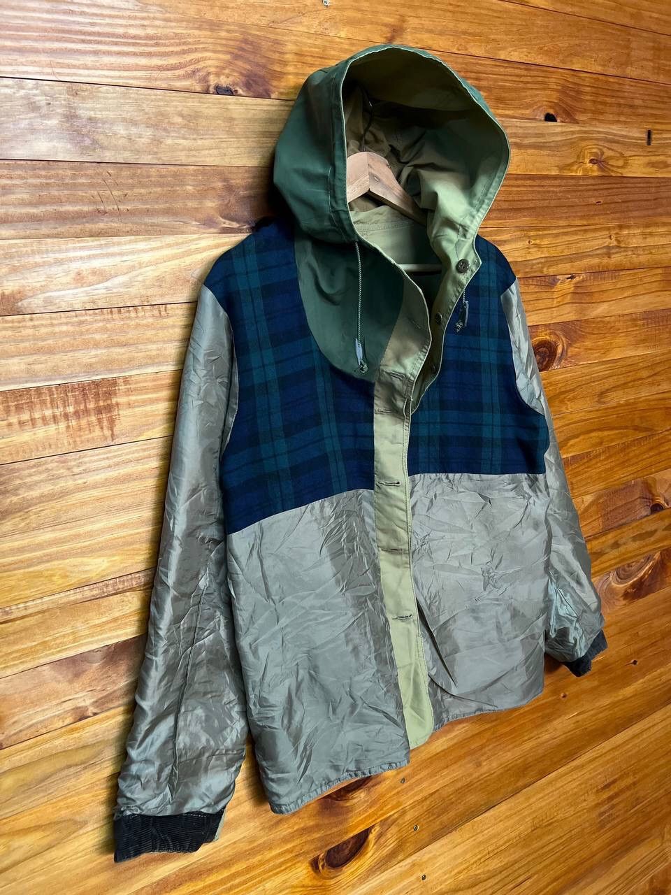 Vintage 🔥RARE DESIGN TACTICAL STYLE HOODIE JACKET Size US L / EU 52-54 / 3 - 16 Thumbnail
