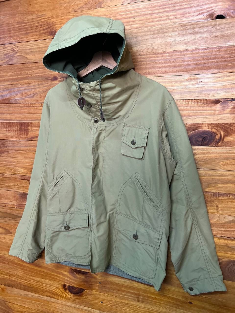 Vintage 🔥RARE DESIGN TACTICAL STYLE HOODIE JACKET Size US L / EU 52-54 / 3 - 3 Thumbnail
