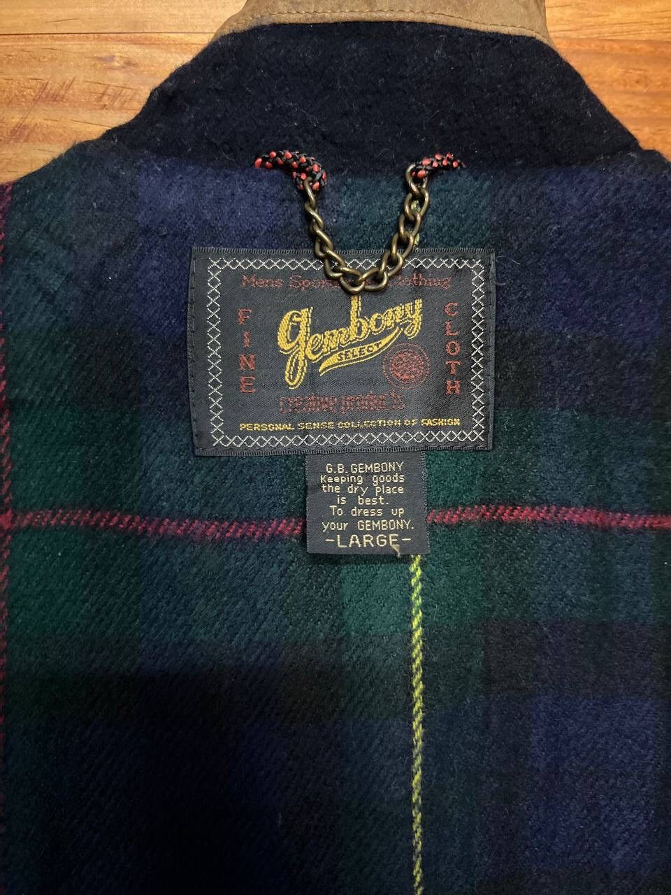 Vintage VINTAGE GEMBONY COMPANY WOOL JACKET Size US L / EU 52-54 / 3 - 16 Thumbnail
